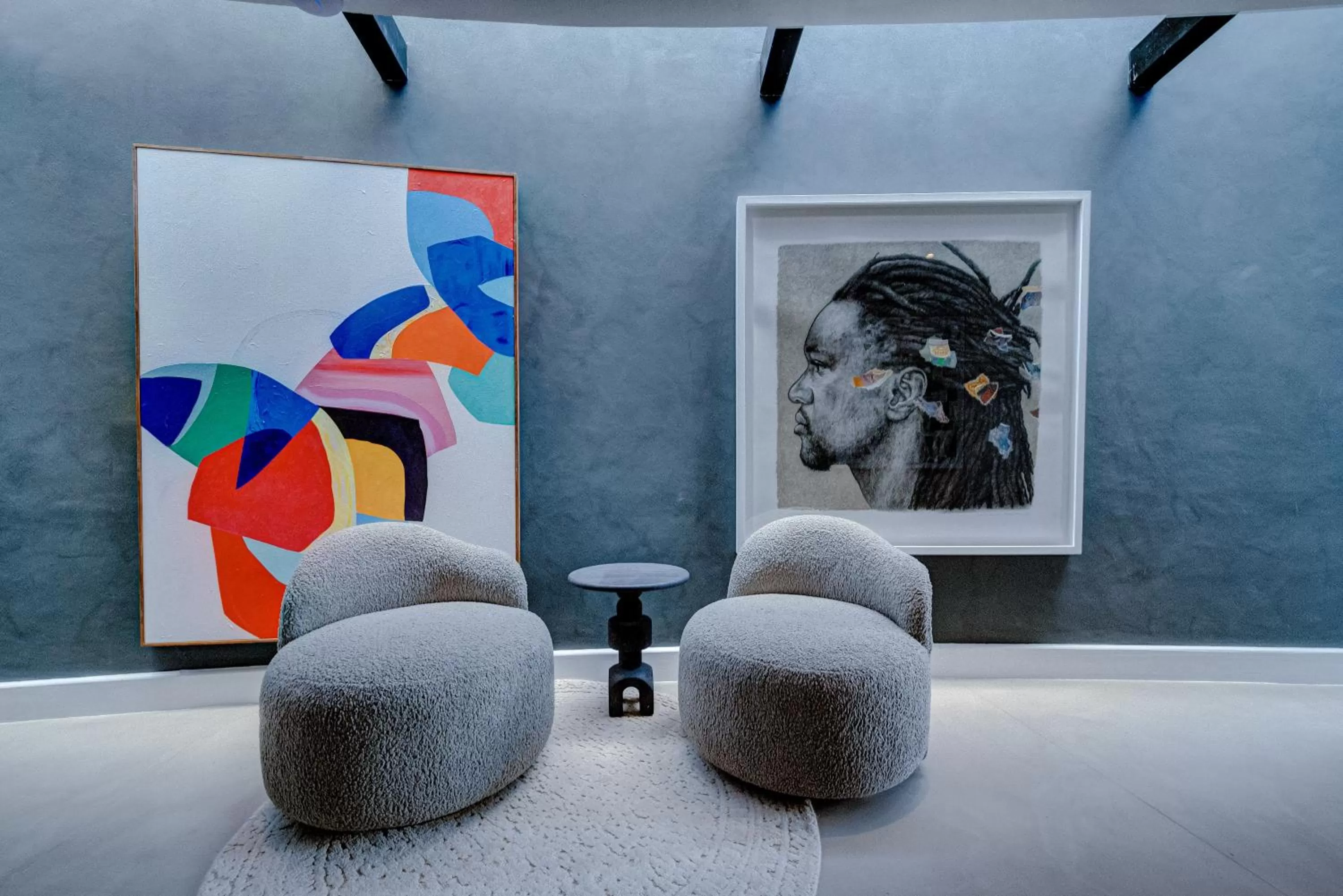 Seating area in Future Found Sanctuary, Luxury Boutique Hotel by NEWMARK