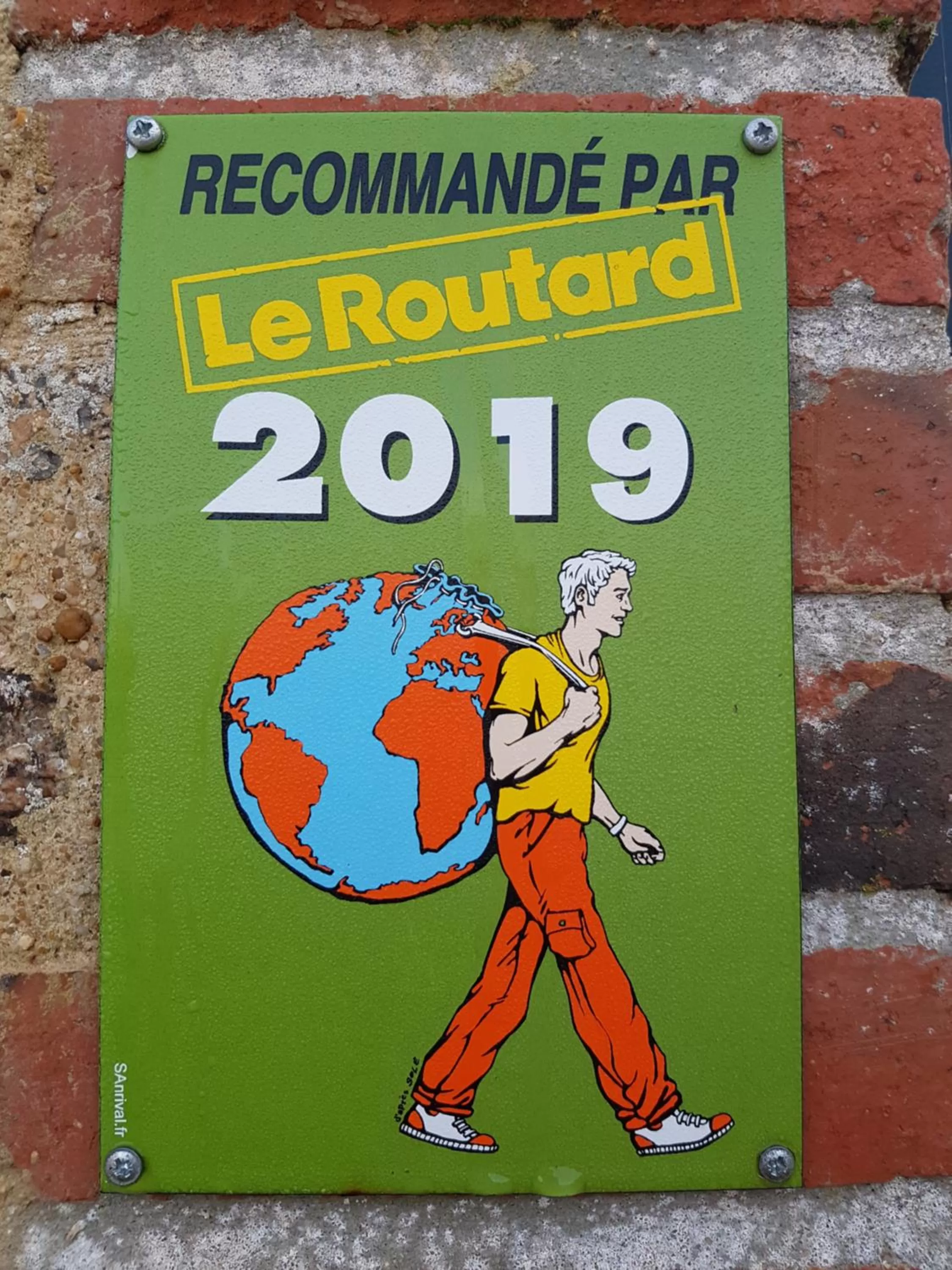 Certificate/Award in B&B Domaine de La Corbe