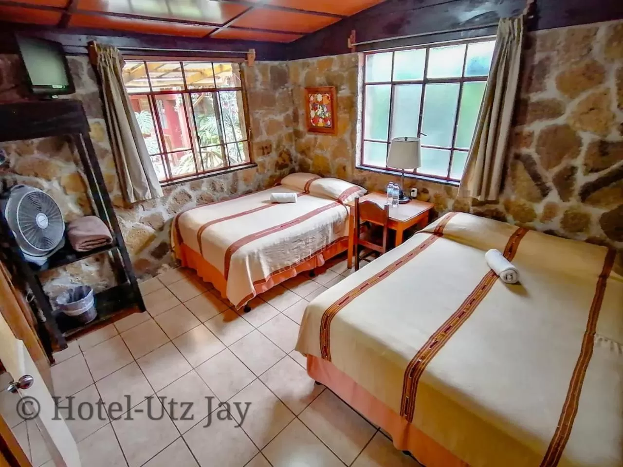 Bed in Hotel Utz Jay