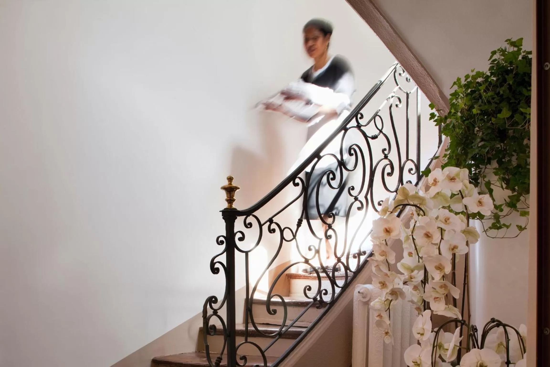 Decorative detail in Hotel d'Angleterre