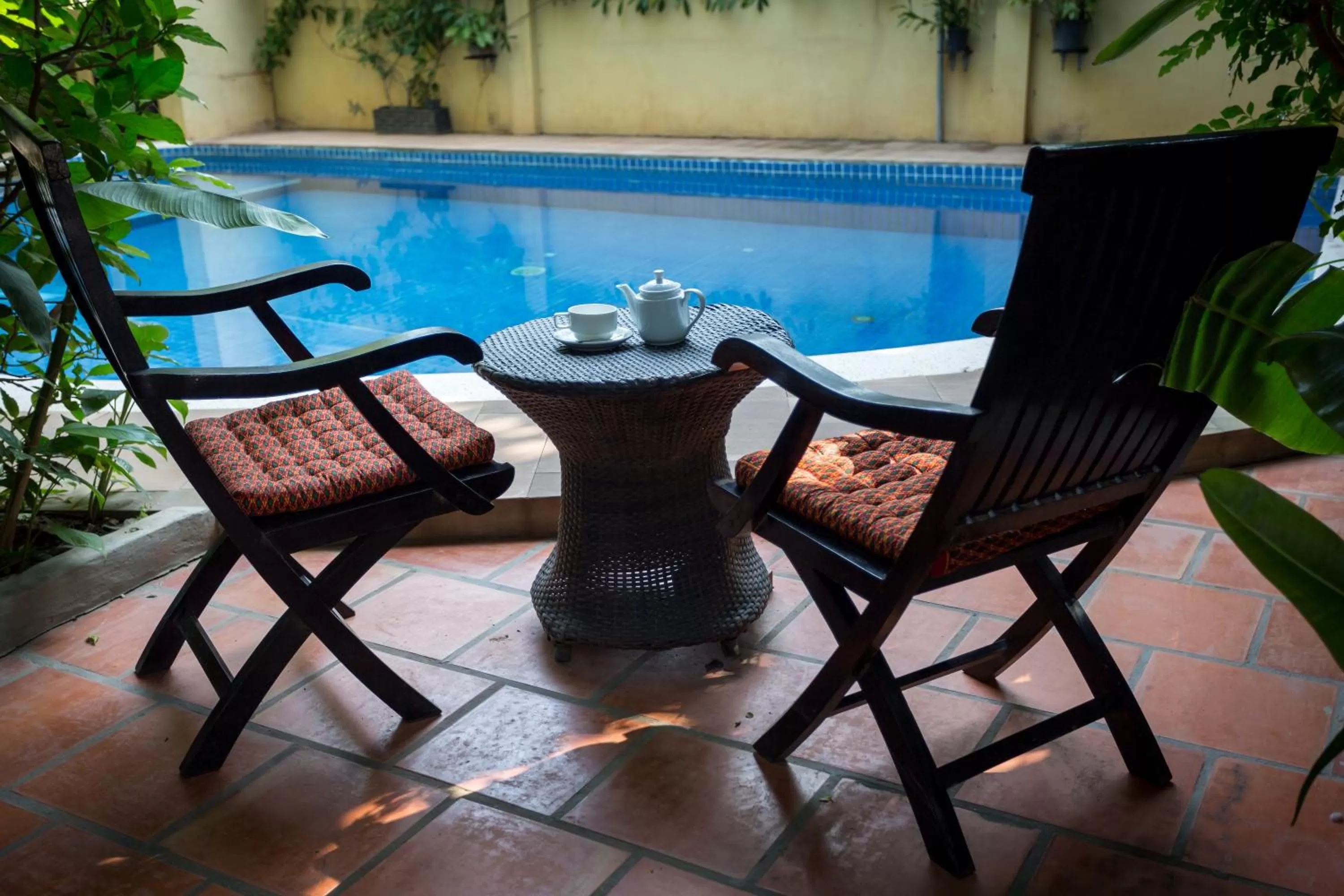 Swimming pool in Le Tigre Villa