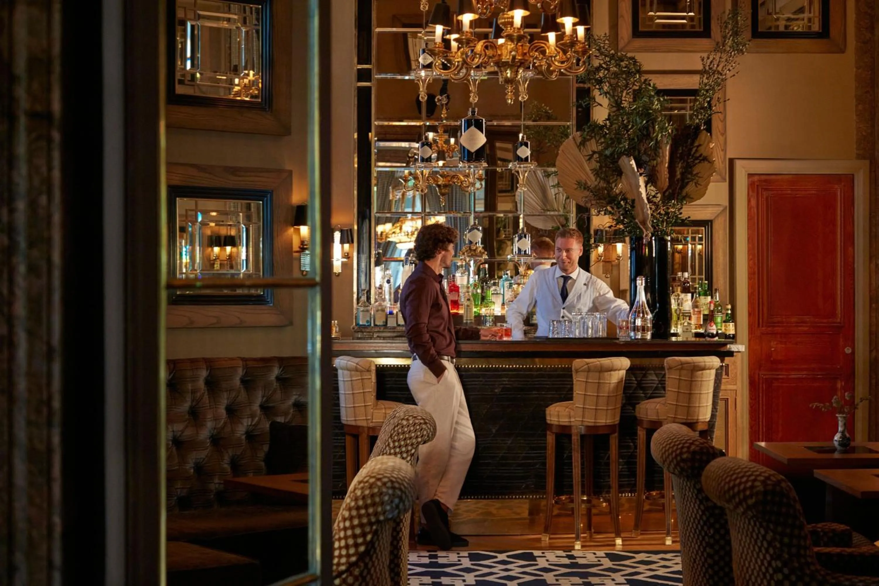 Lounge or bar in Santo Mauro, a Luxury Collection Hotel, Madrid