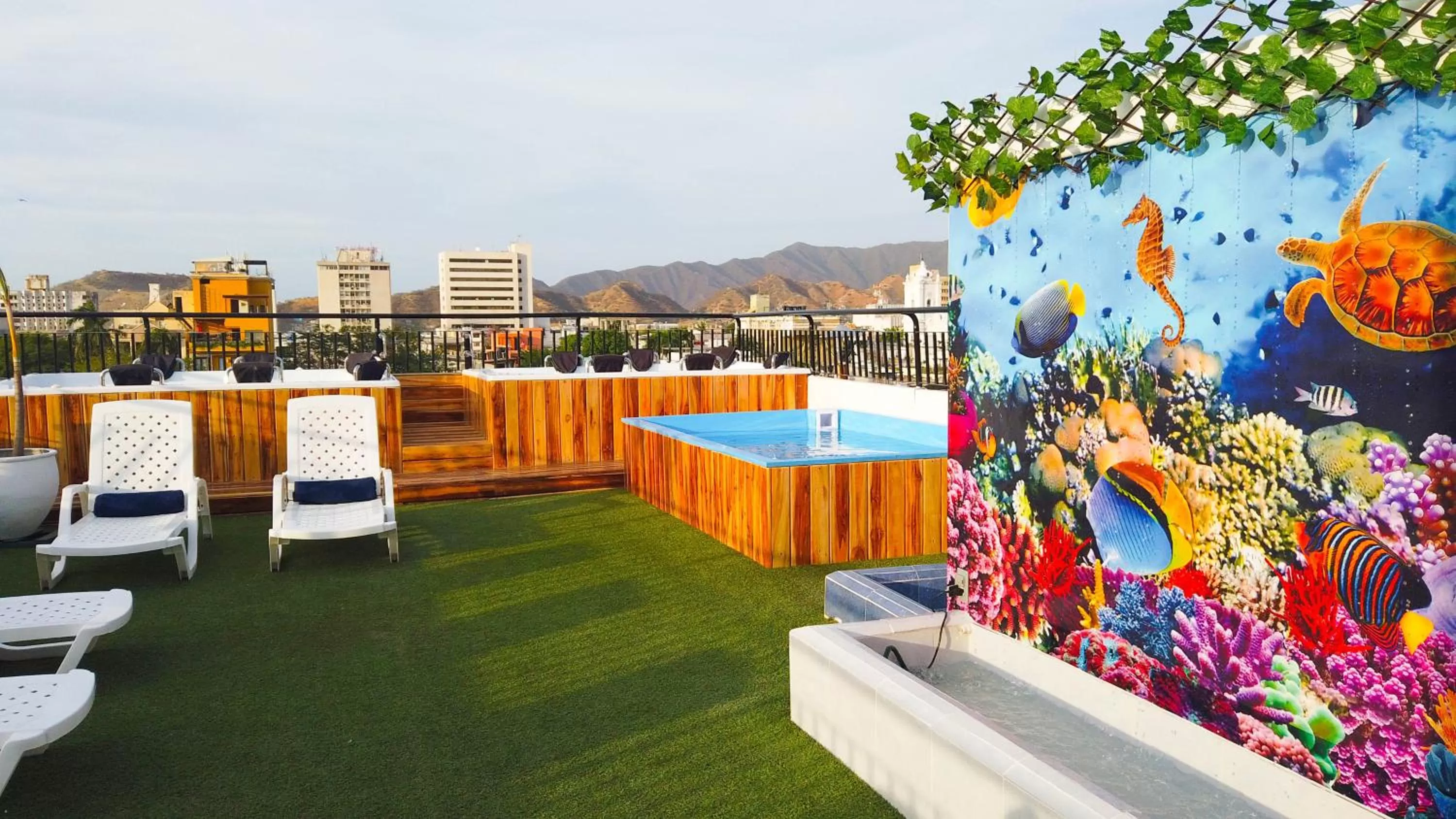 Garden in Hotel Parque de los Novios Inn