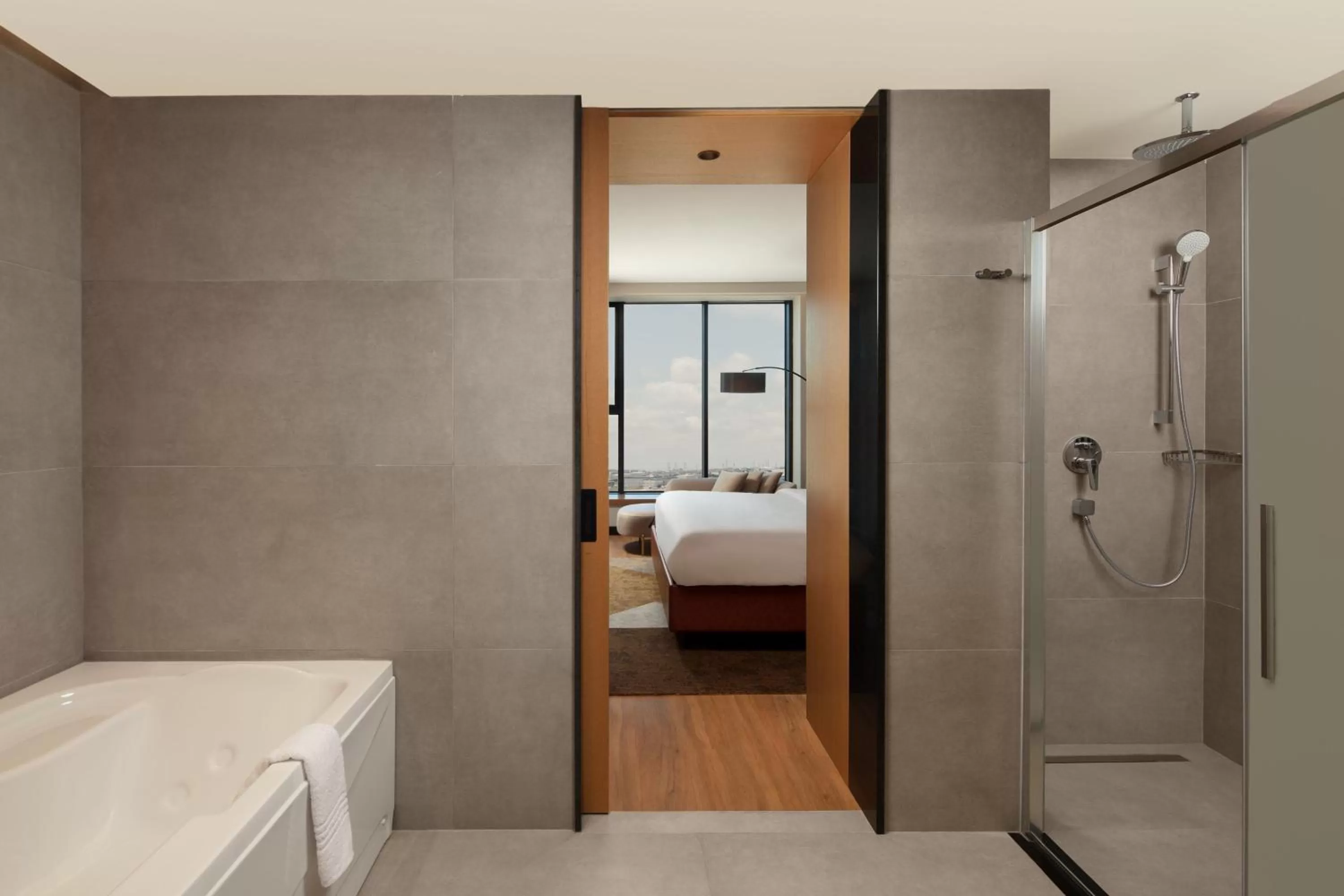 Bathroom, Bed in Sheraton Istanbul Esenyurt
