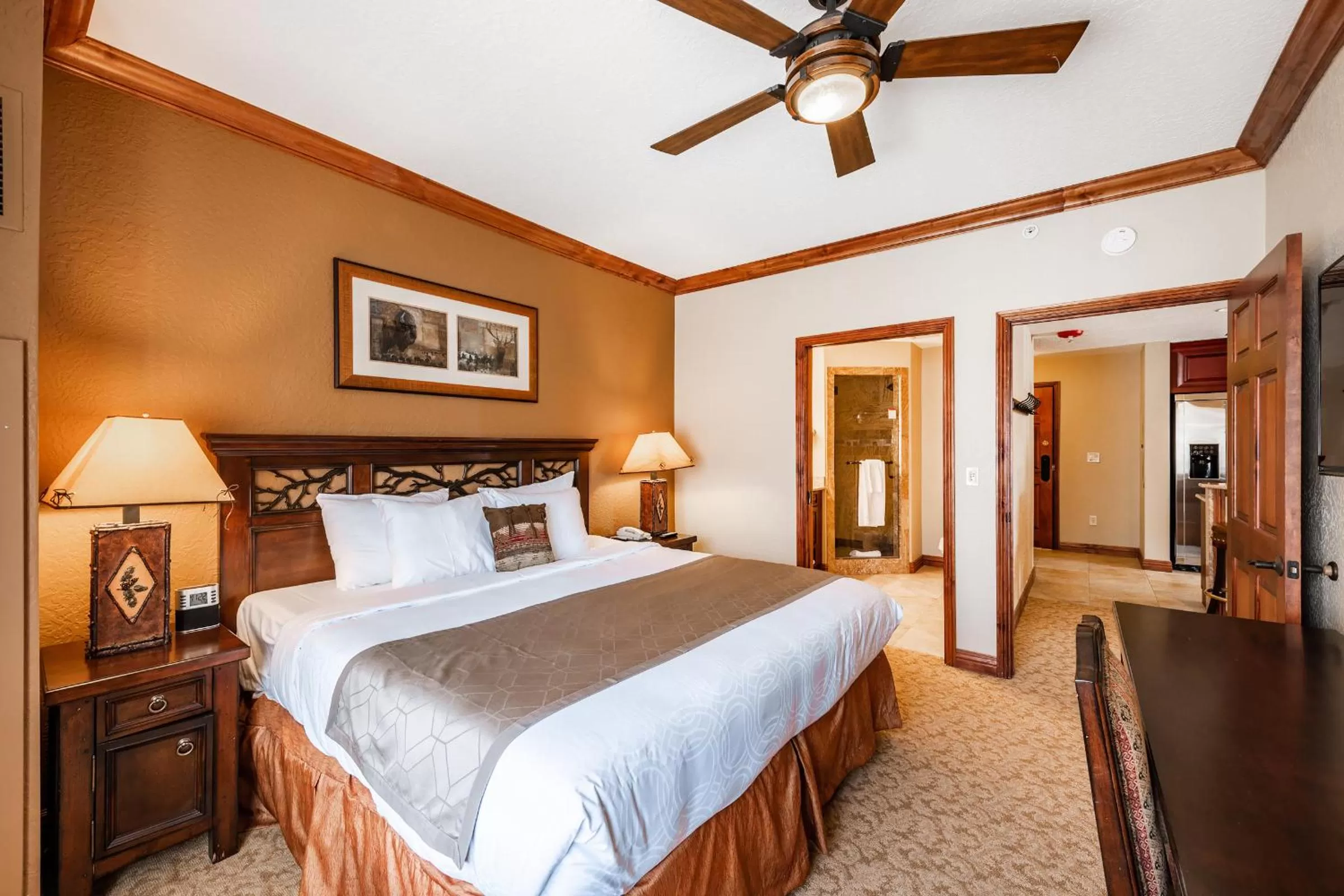 Bed in Condos at Canyons Resort by White Pines