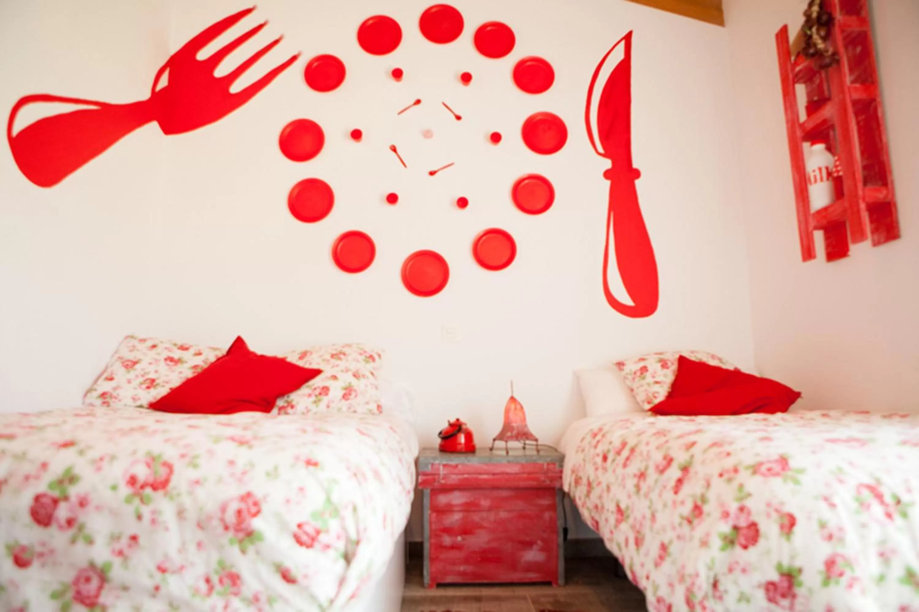 Bed in Casa Rural Txokoetxe