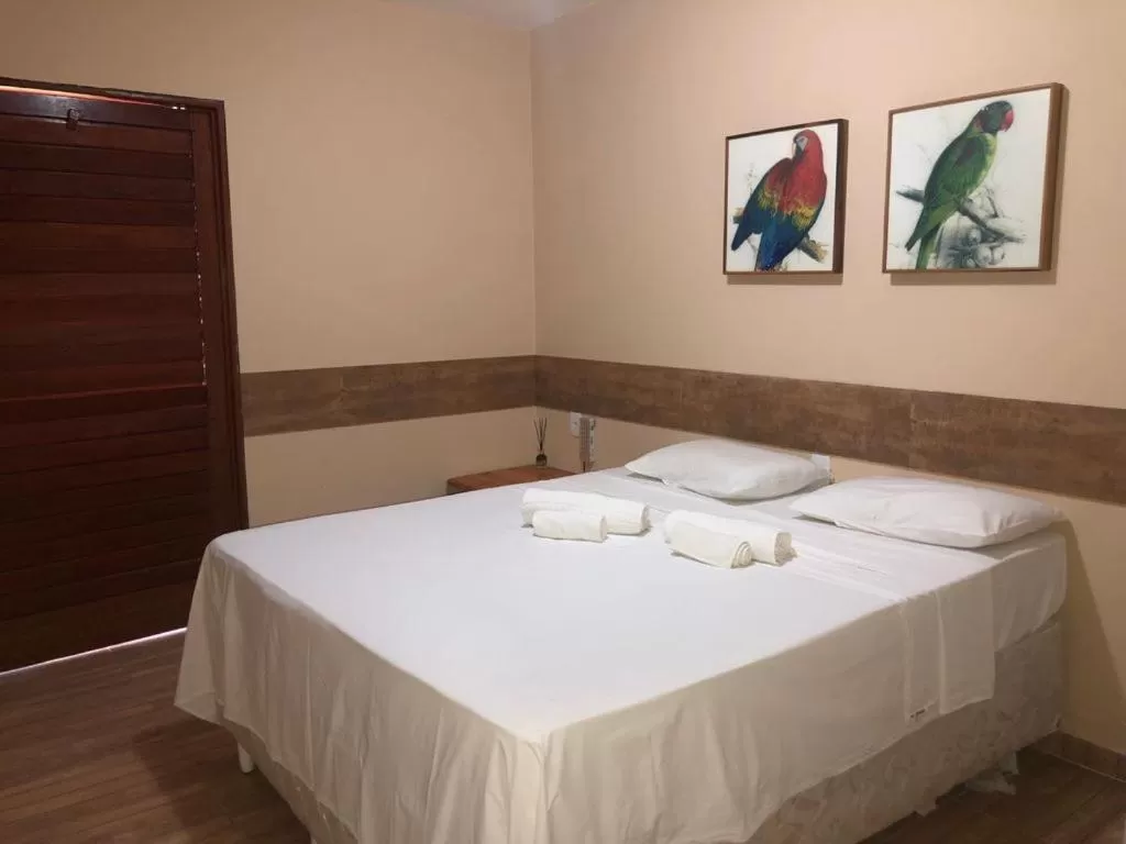 Bed in Pousada São Miguel dos Milagres