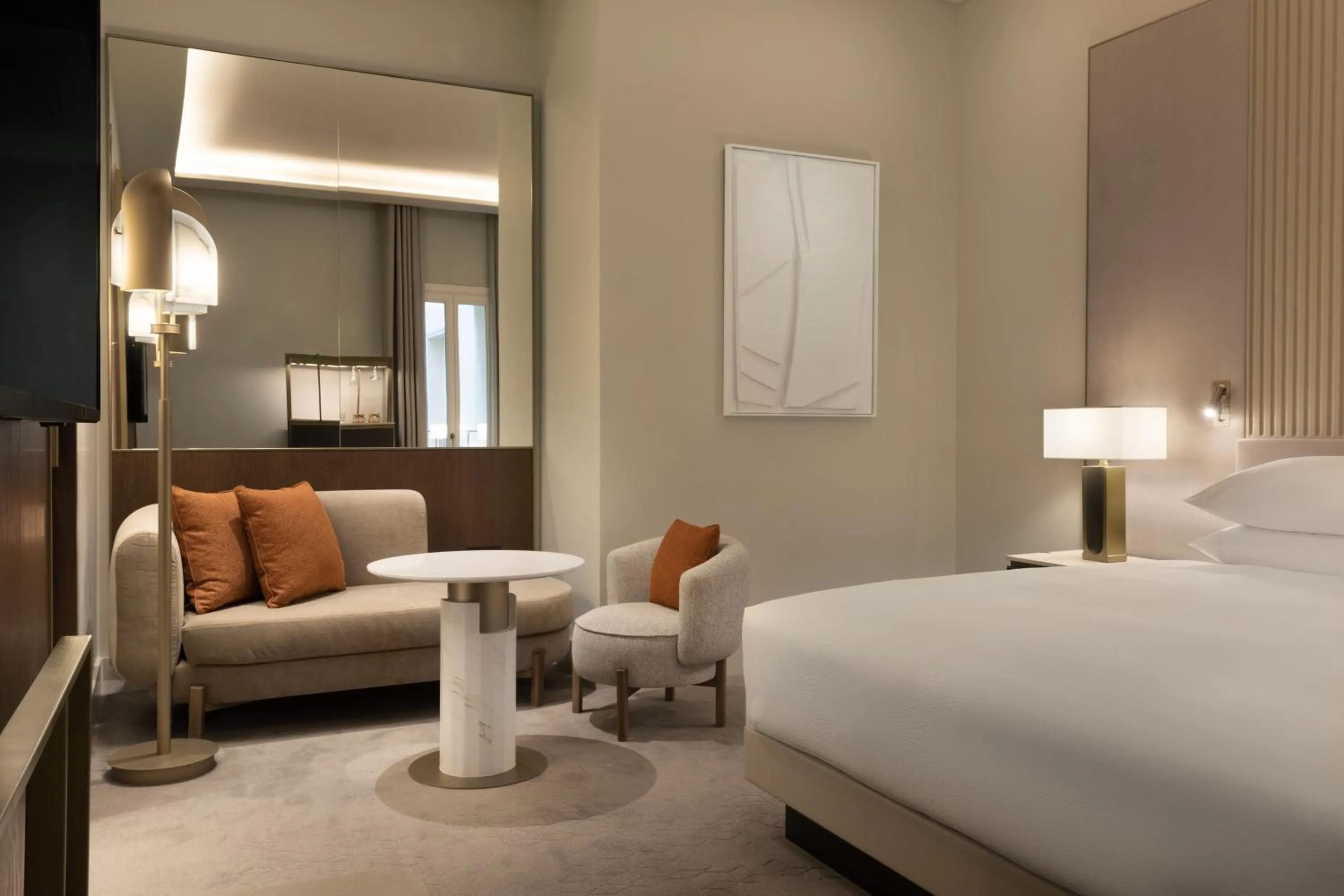 Photo of the whole room, Bed in JW Marriott Hotel Madrid