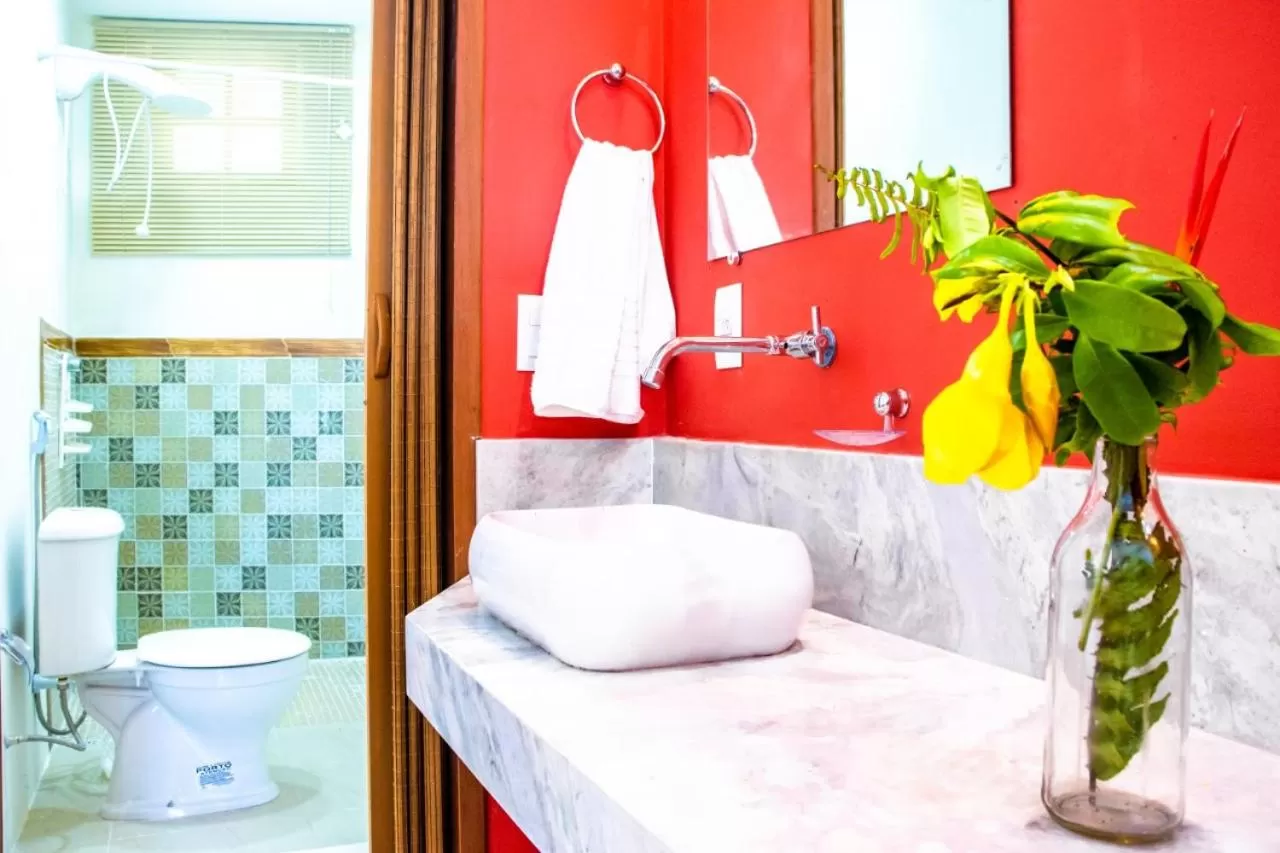 Bathroom in Pousada Saruê Natal Praia RN