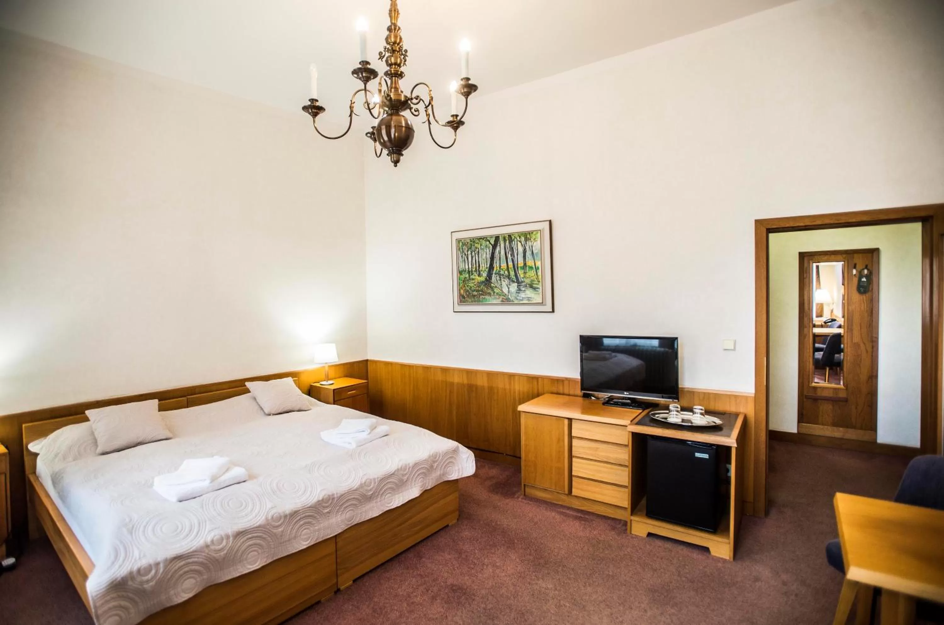 Bedroom, Bed in Opitzův dům