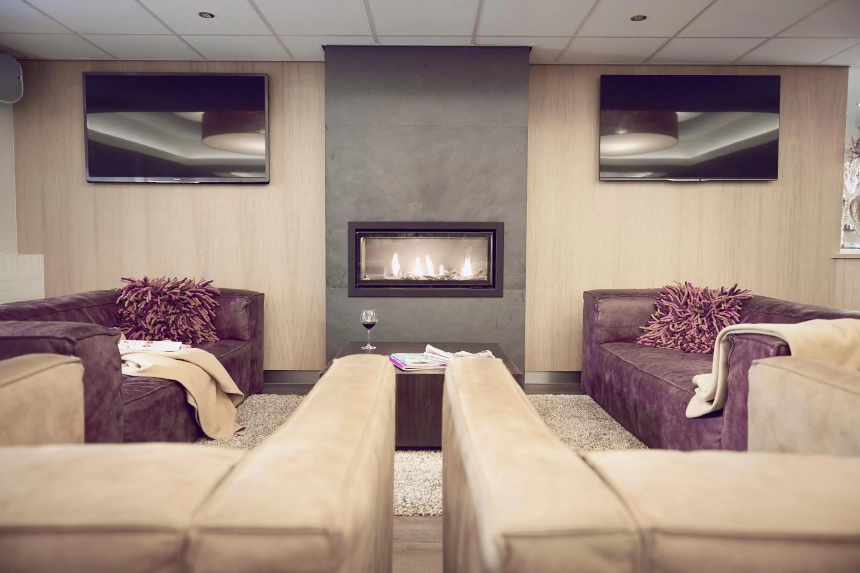 Lounge or bar in Aparthotel Delden