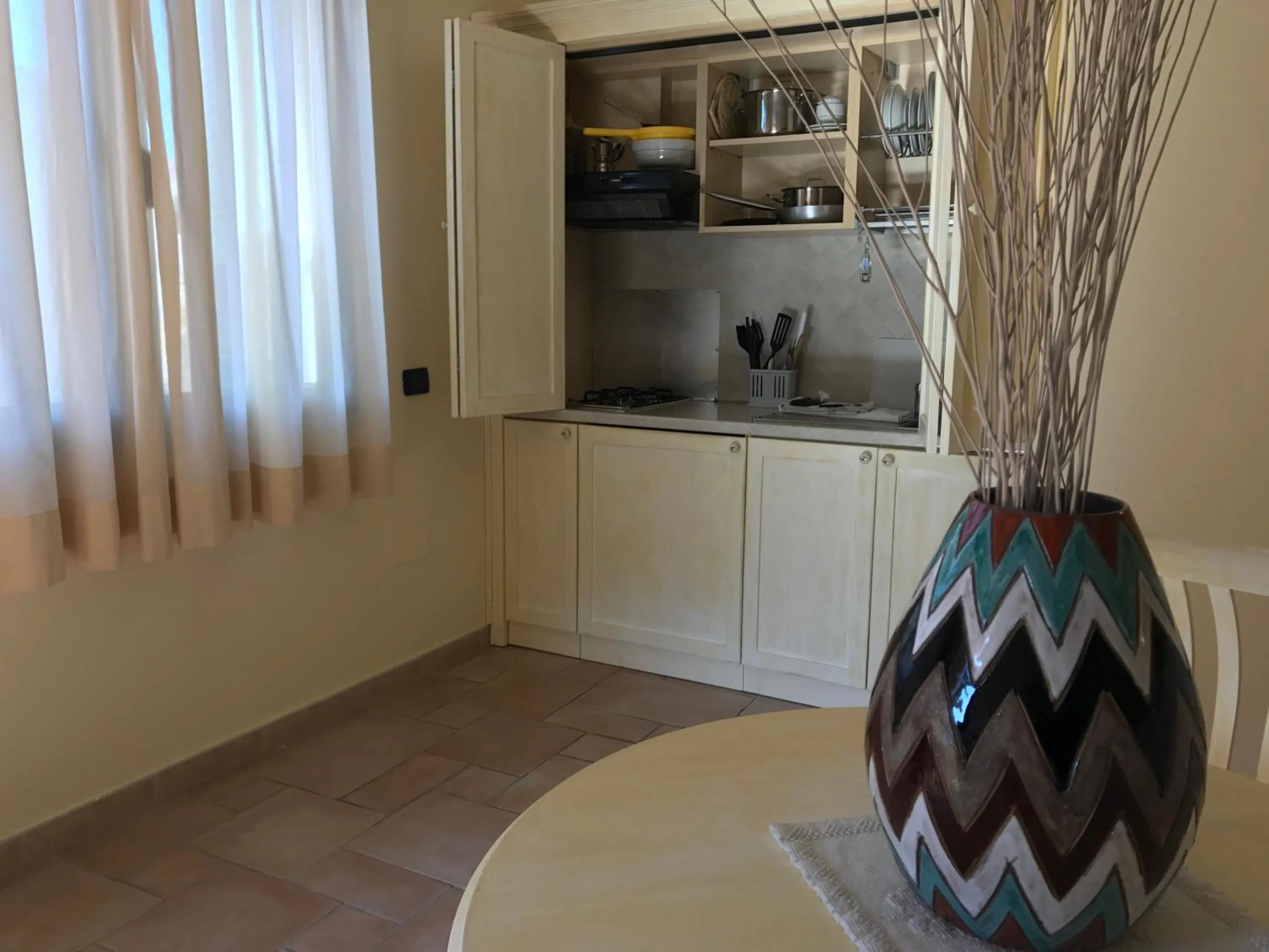 Kitchen or kitchenette in Hotel Villa Del Parco