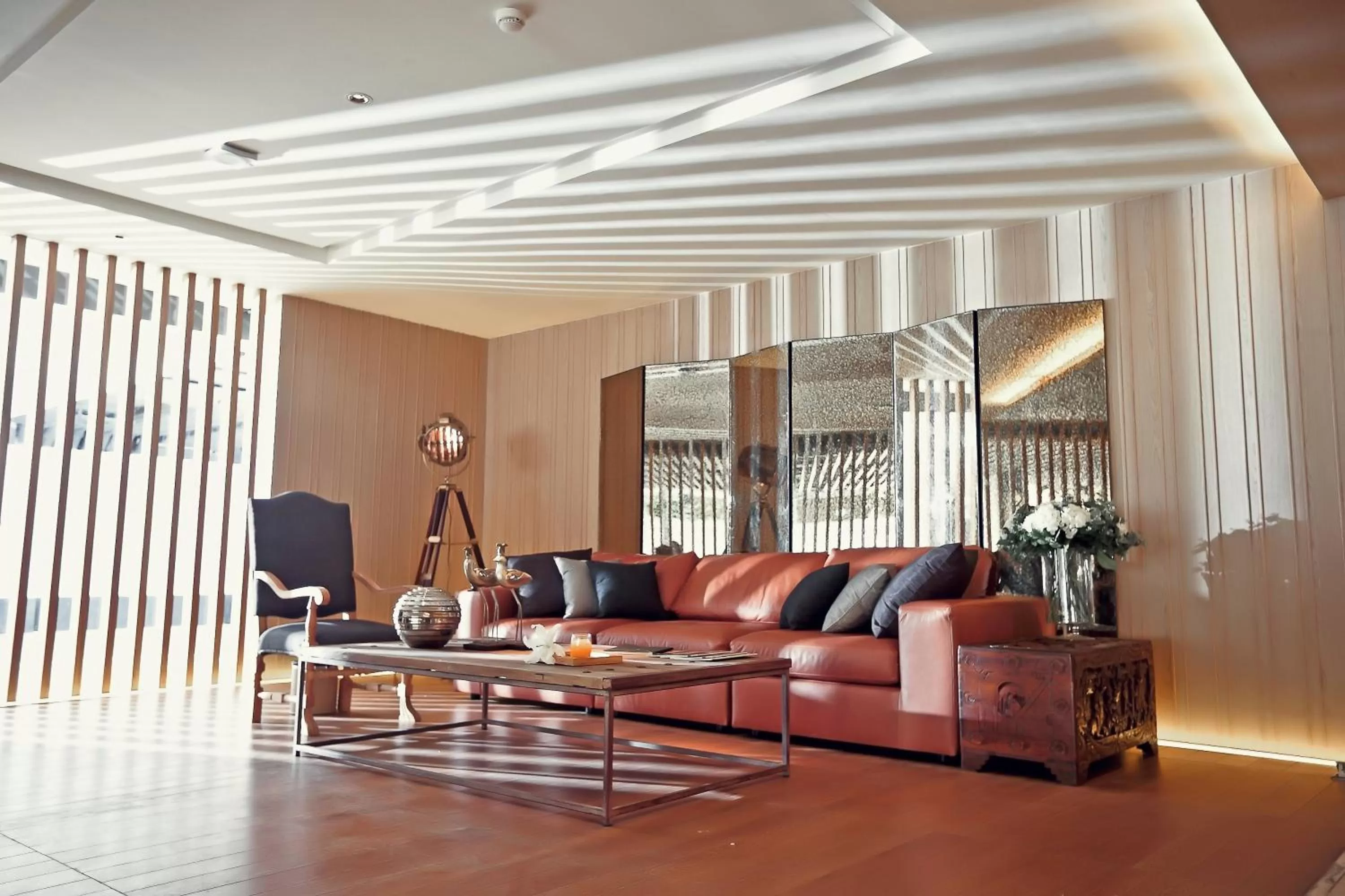 Lobby or reception in Arcadia Suites Bangkok