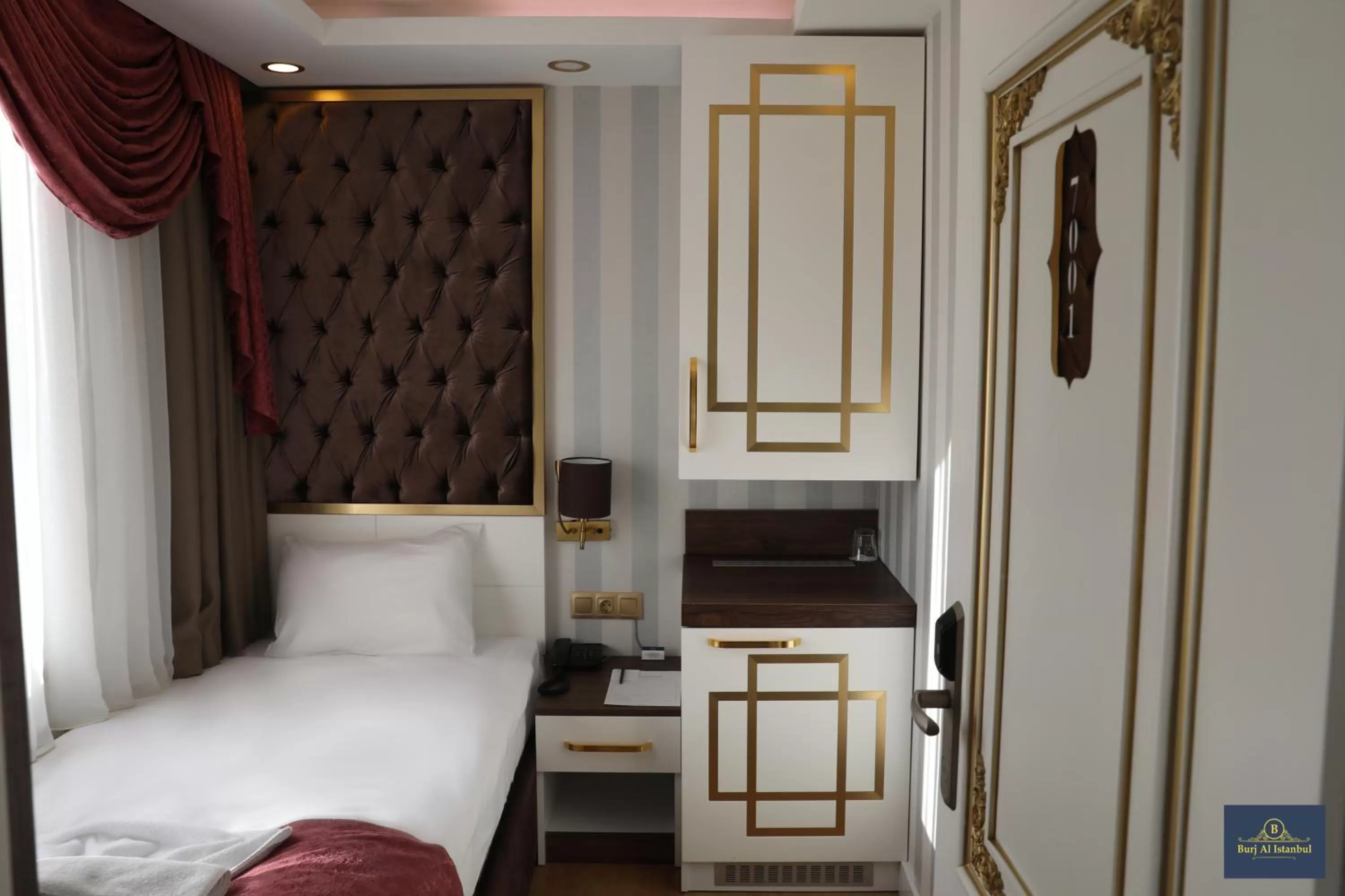 Bed in Burj Al Istanbul