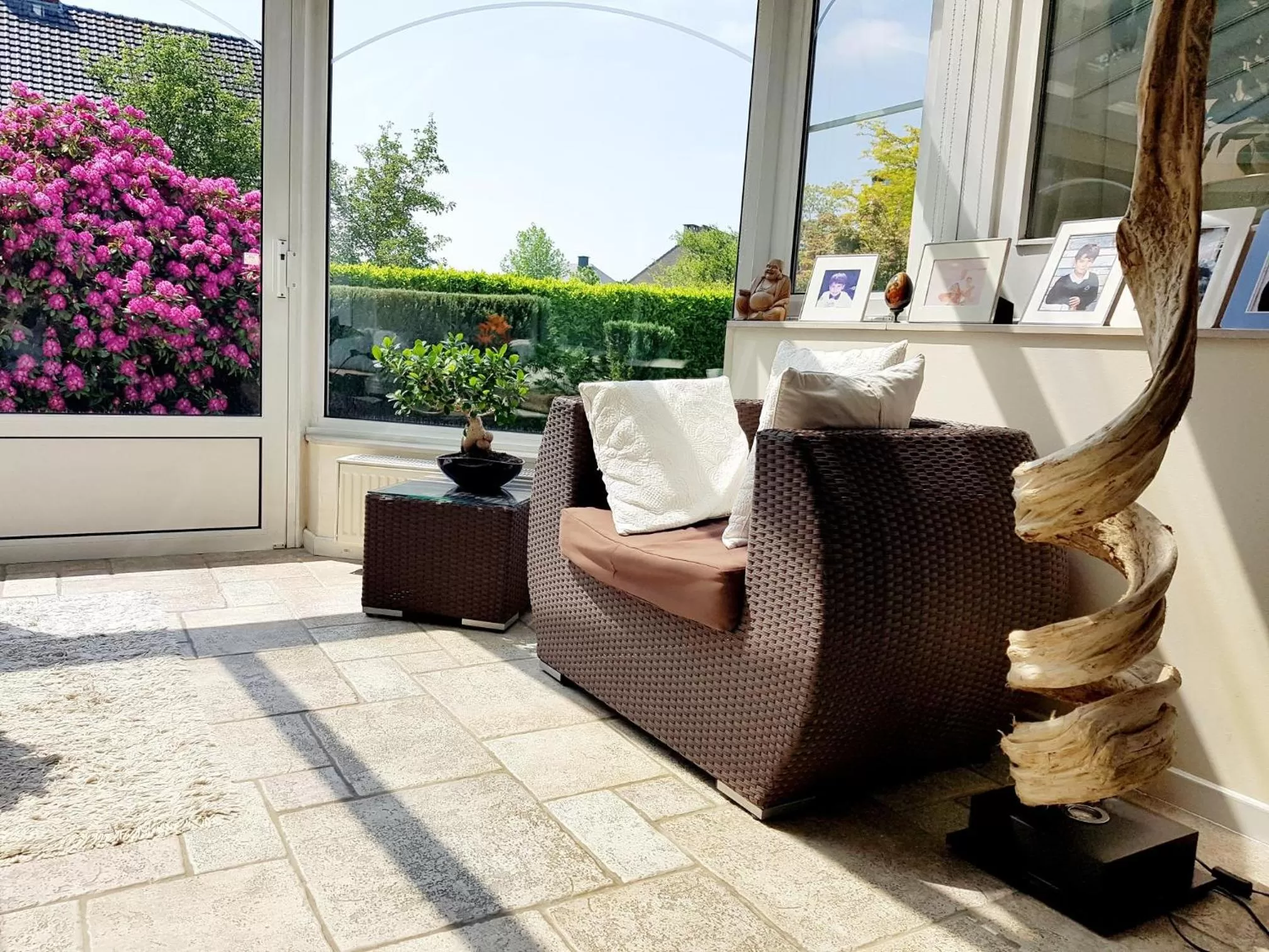 Patio in B&B prince d’Orange Waterloo