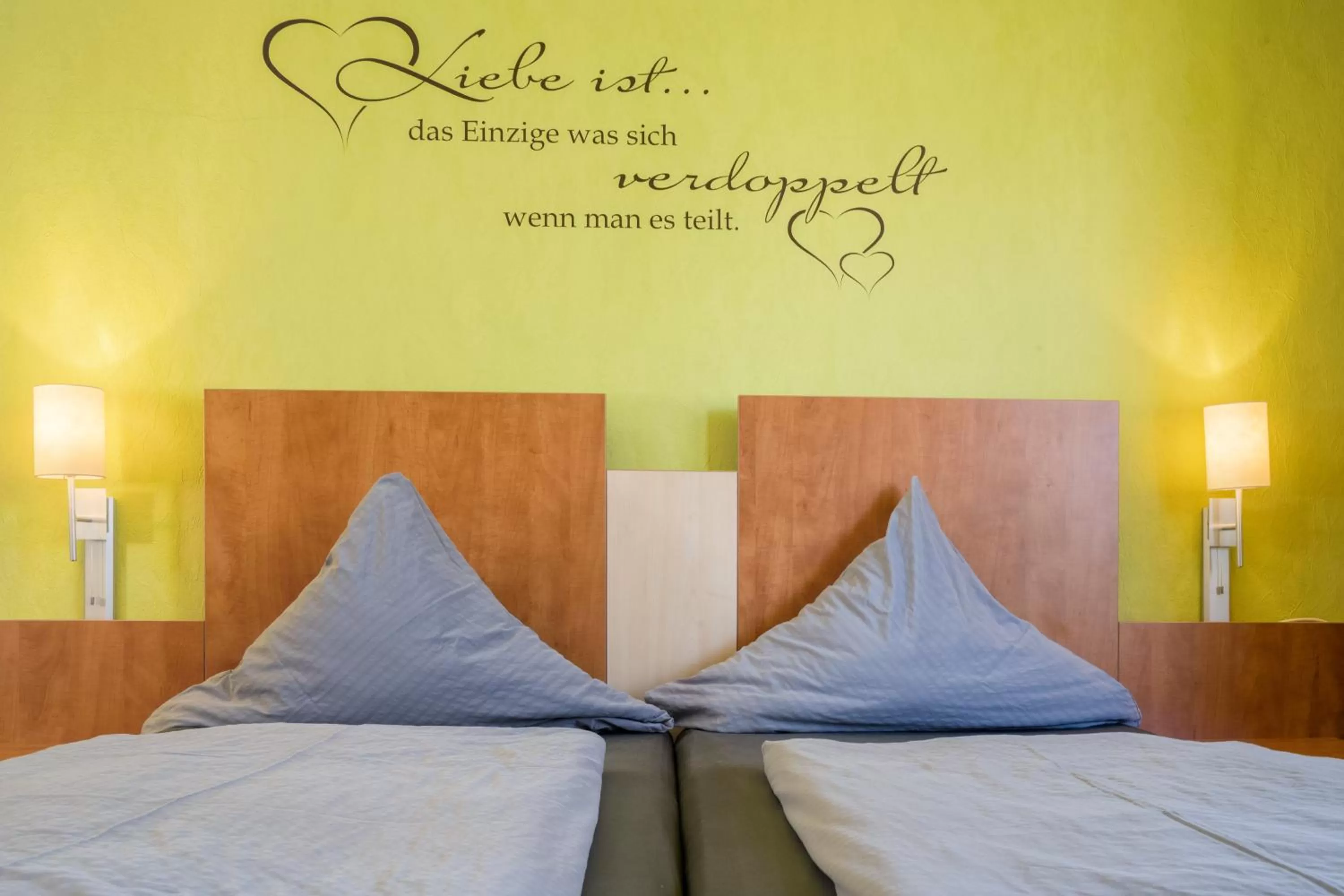 Bed in Hotel Bockelmann