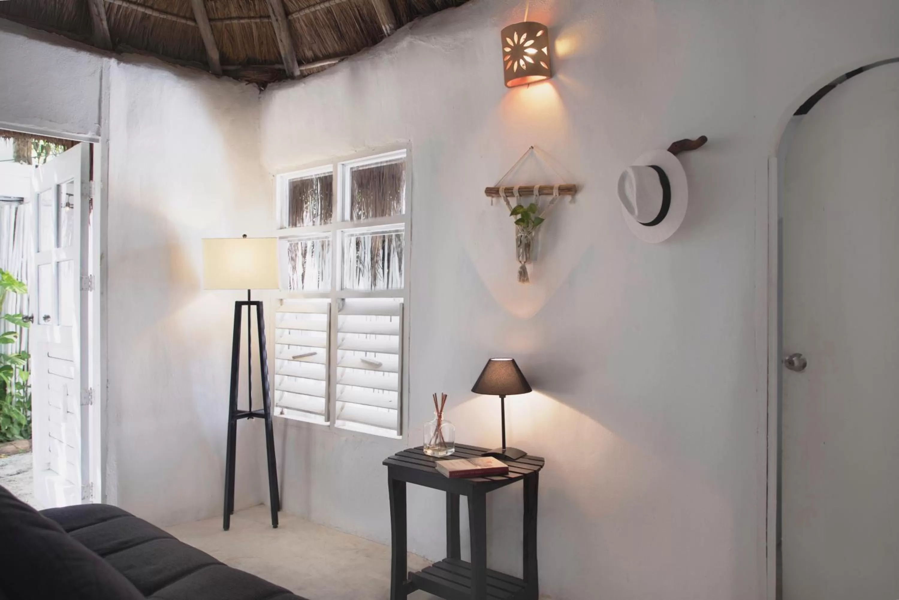 Bed, Seating Area in Coco Tulum Beach Club Hotel