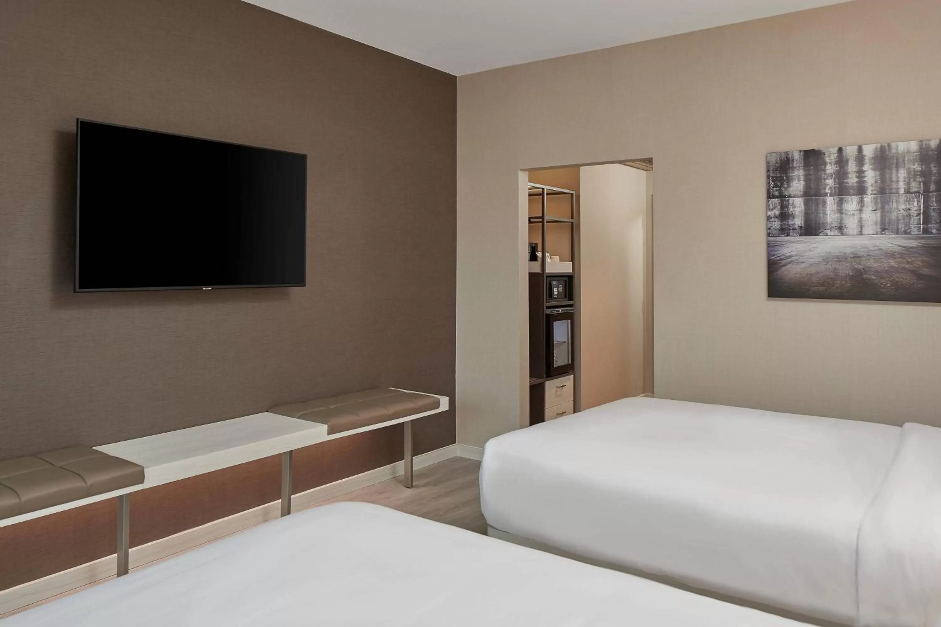 Standard Queen Room with Two Queen Beds - Hearing Accessible in AC Hotel by Marriott Greenville