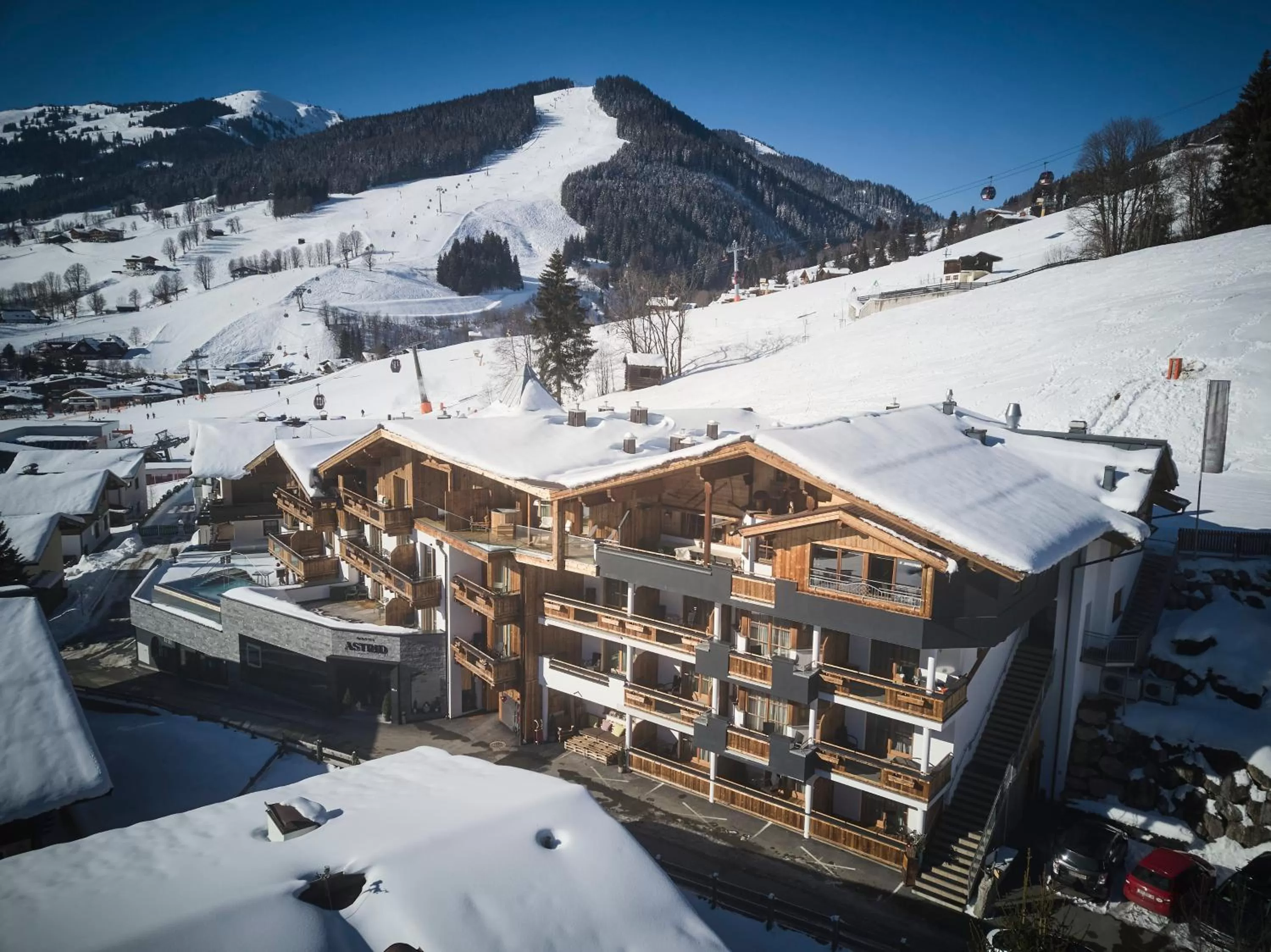 Property building in Hotel Astrid - Ski In - Ski Out