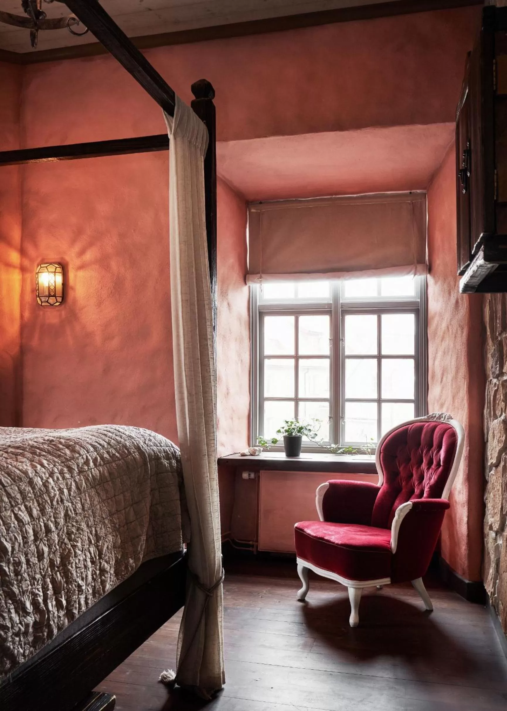 Photo of the whole room, Bed in Hotel Helgeand Wisby