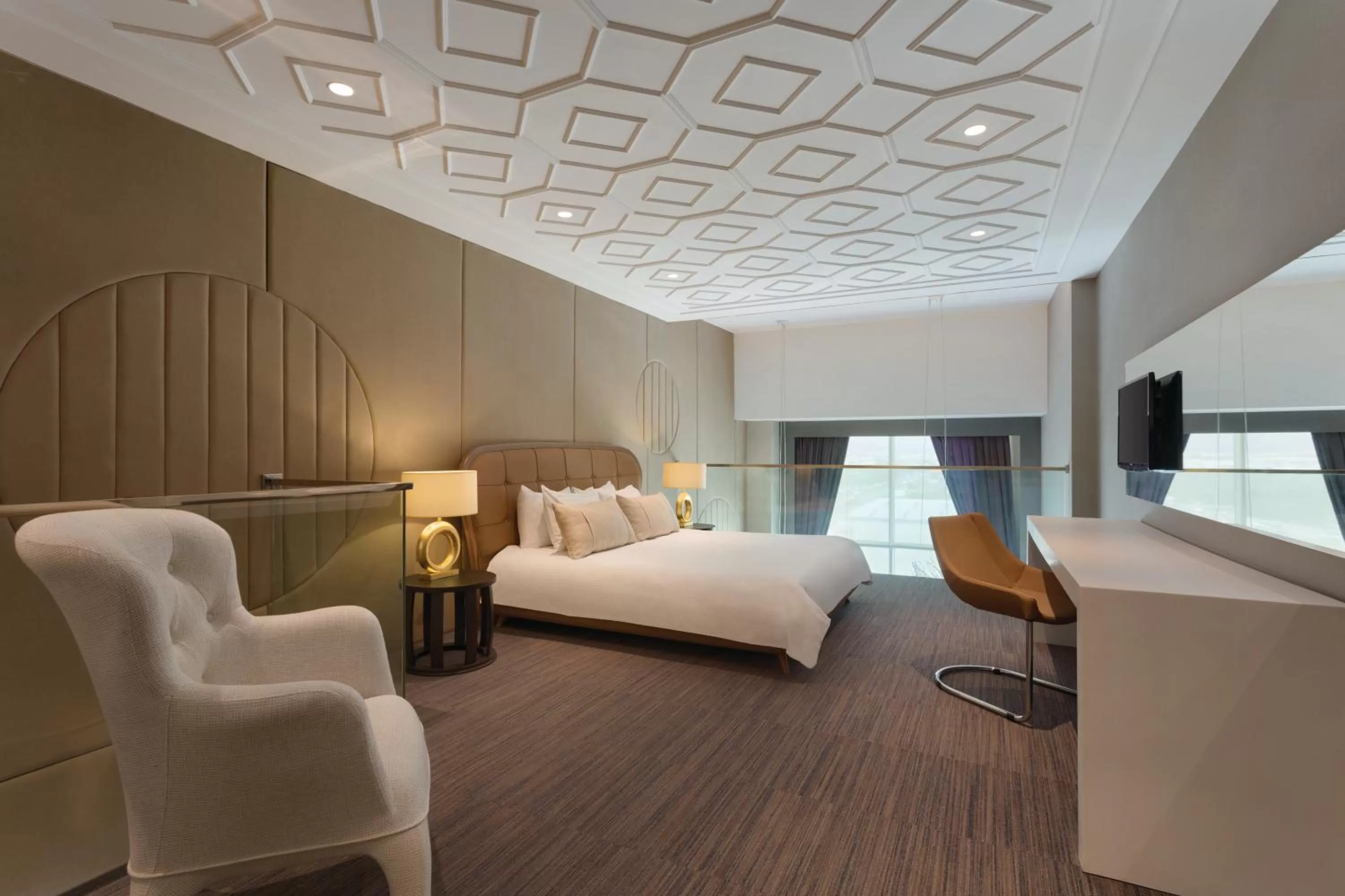 Bedroom, Bed in Ramada Hotel & Suites by Wyndham Izmir Kemalpasa