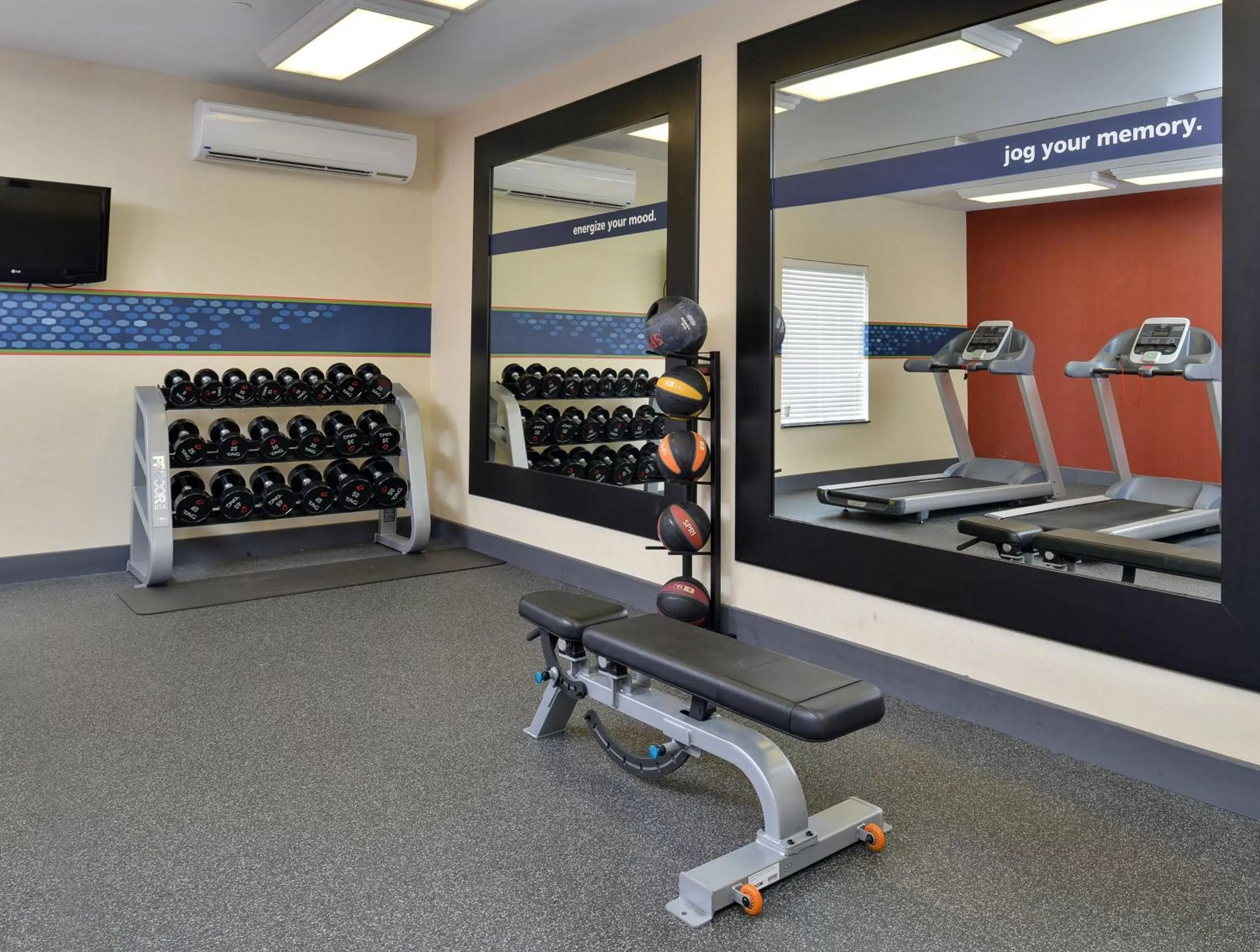 Fitness centre/facilities in Hampton Inn Ottumwa