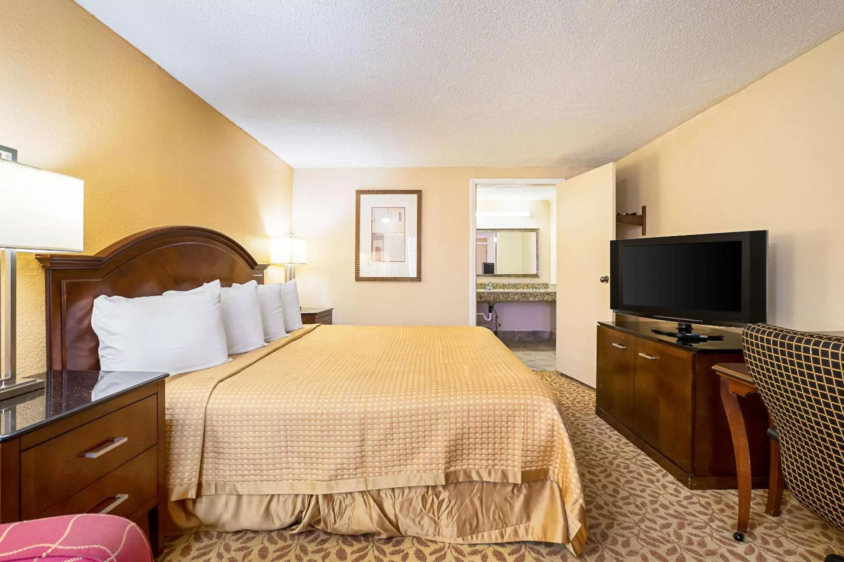 Photo of the whole room, Bed in Rodeway Inn Metro Airport
