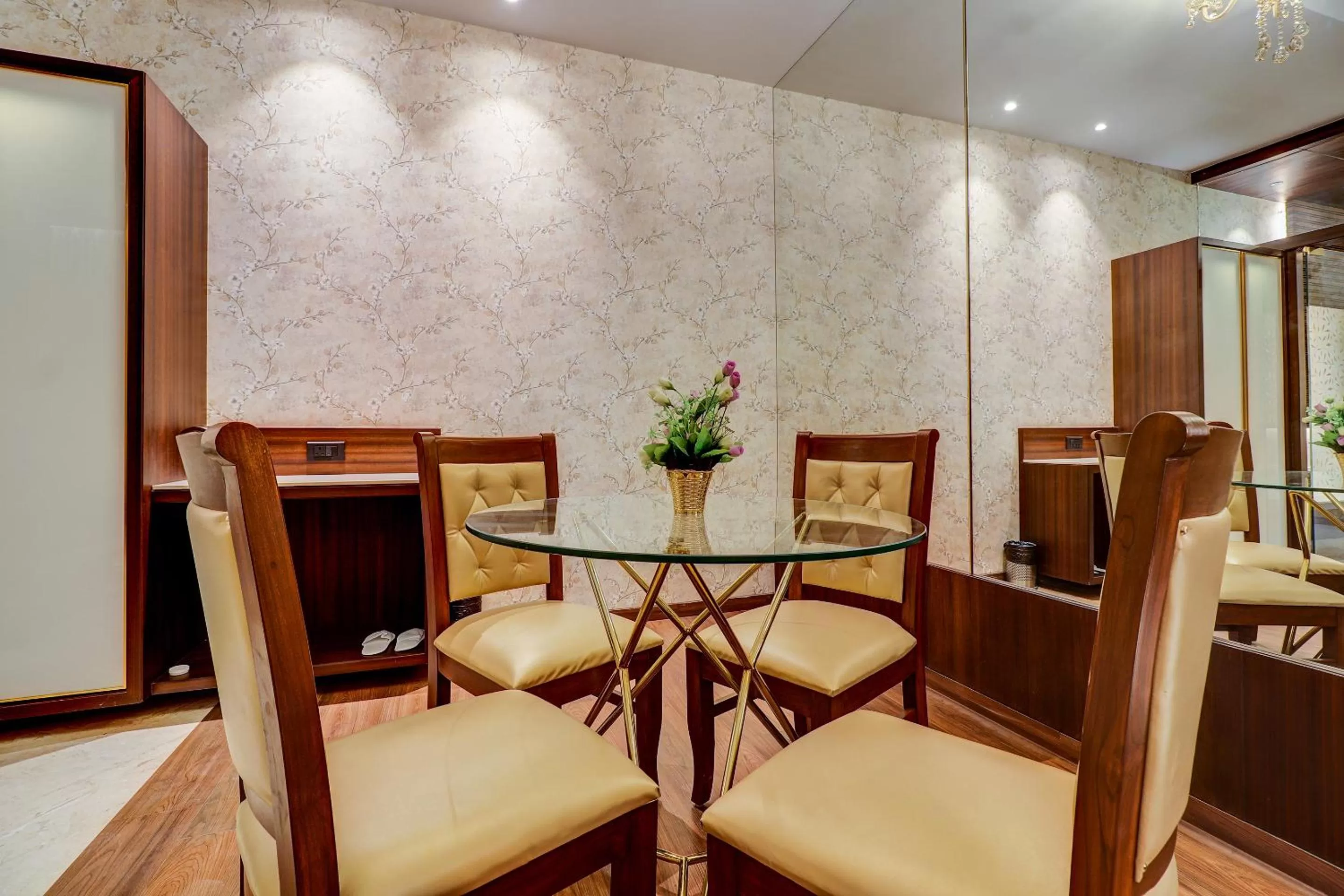 Dining area in Hotel Gurudev Grand