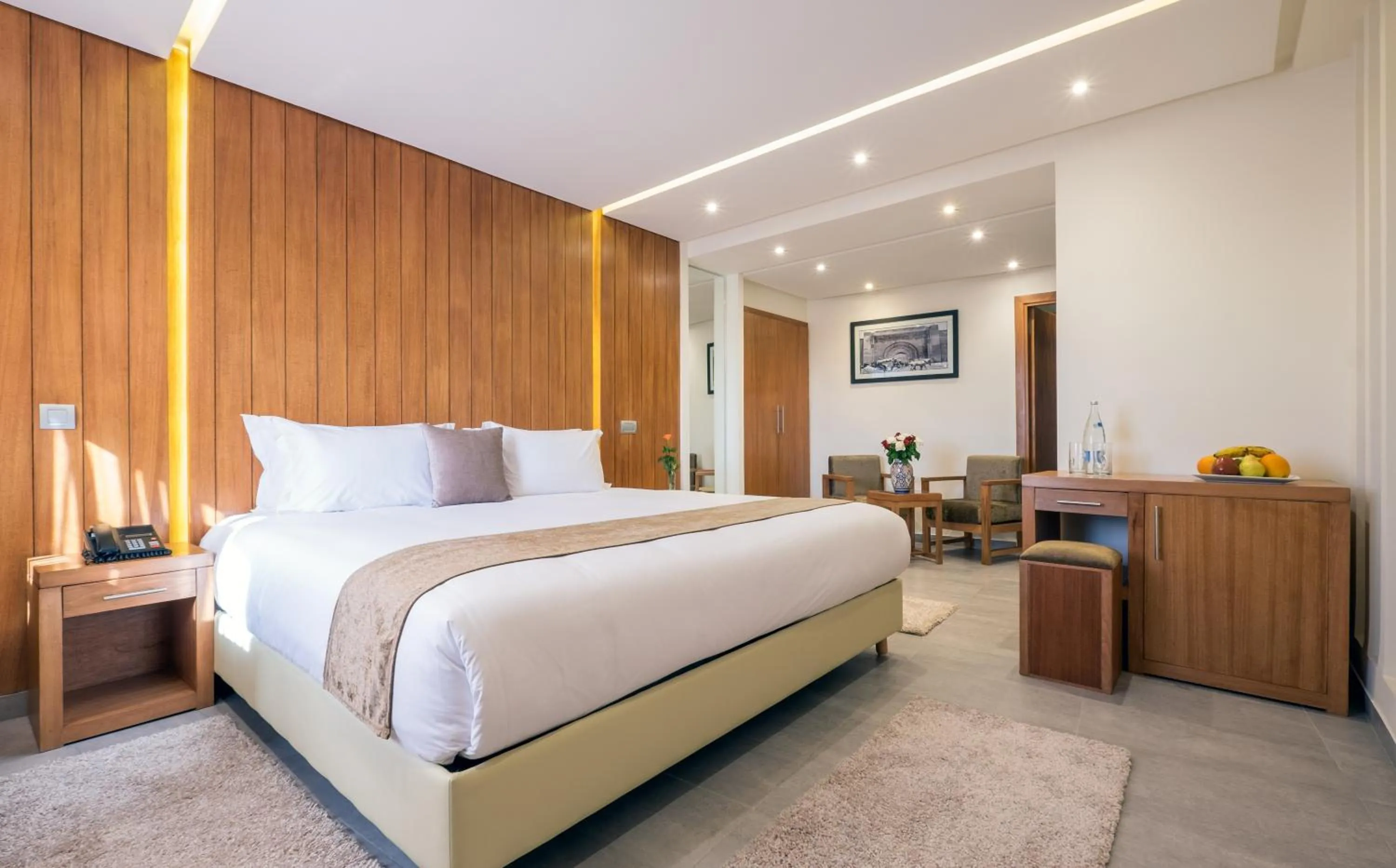 Bed in Hotel Ayoub & Spa