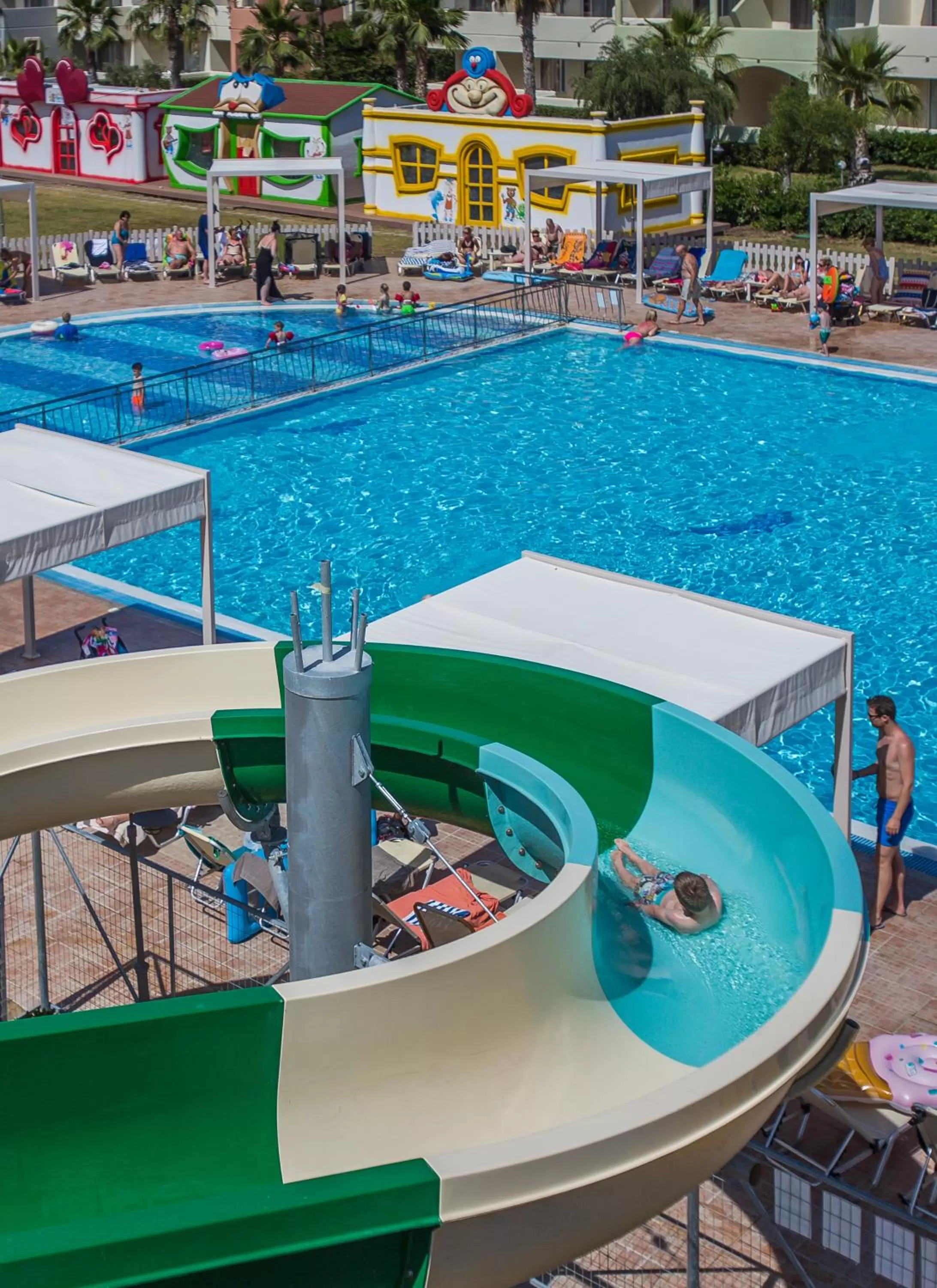 Aqua park in Kipriotis Village Resort