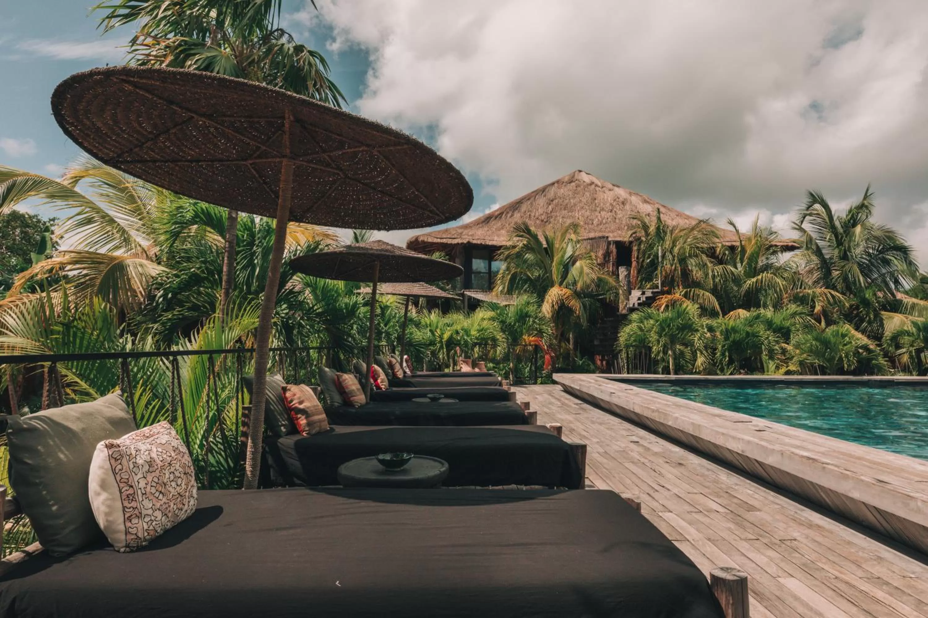 Pool view in Radhoo Tulum