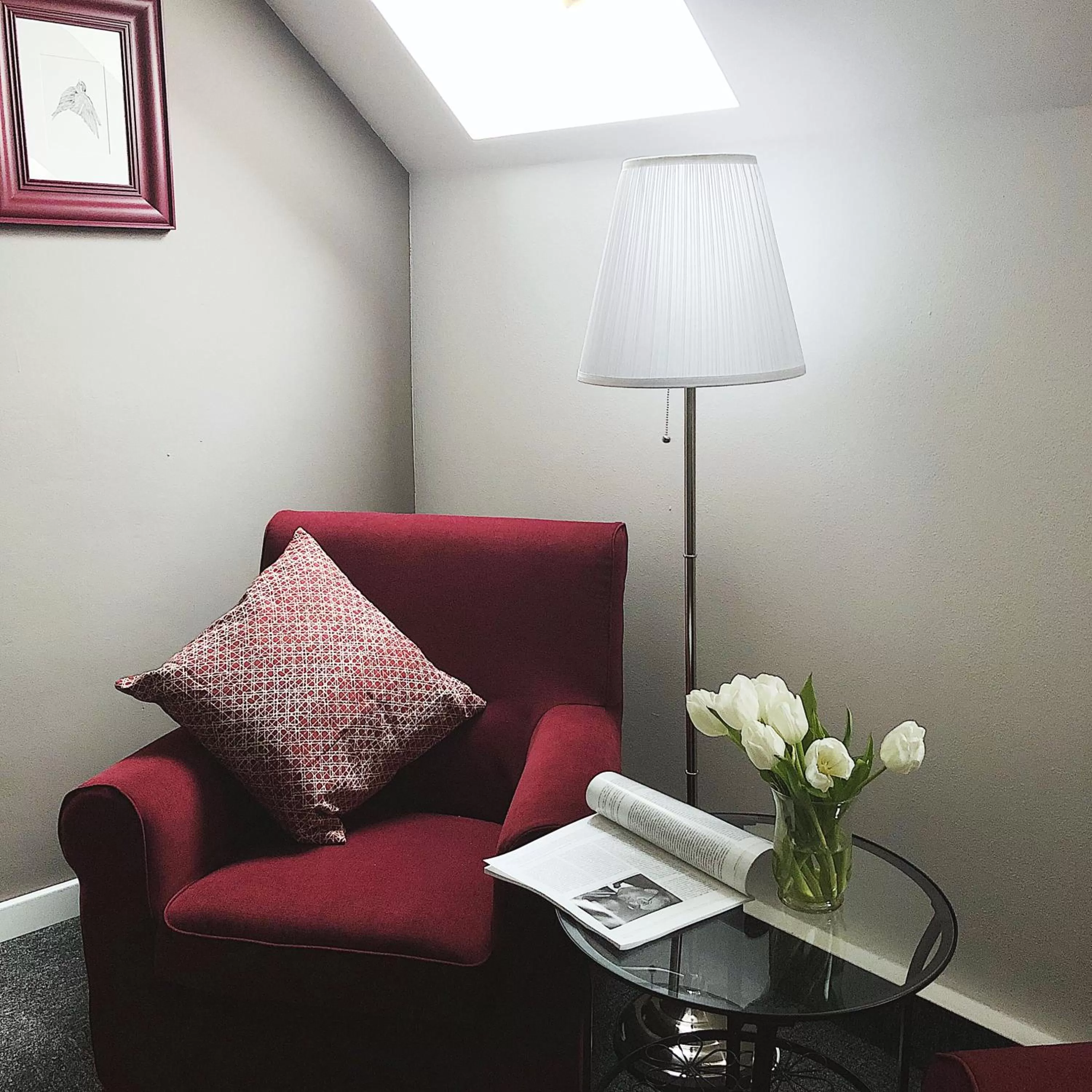 Living room in TeleDom Hotel