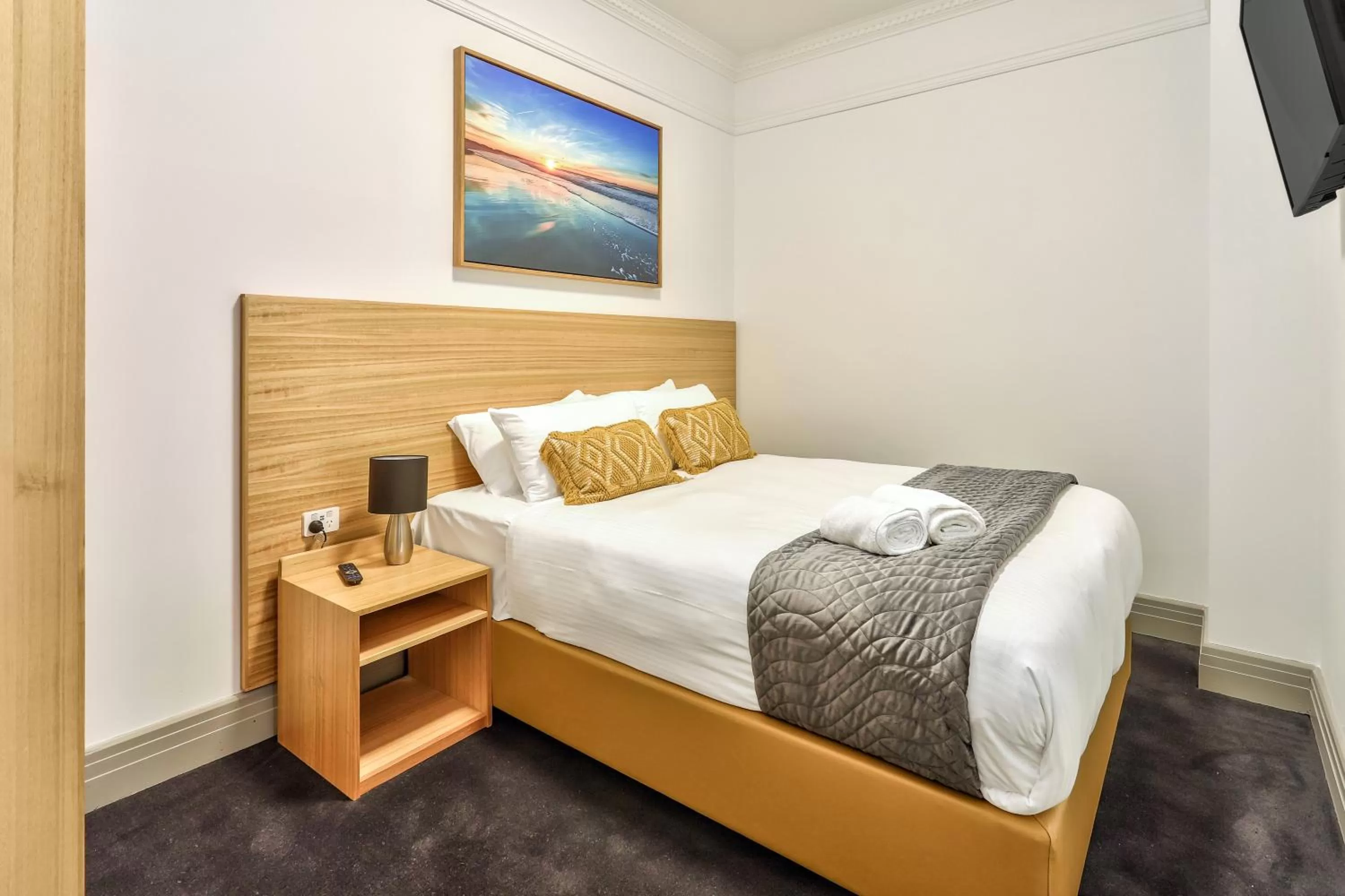 Bed in Meridian Hotel Hurstville