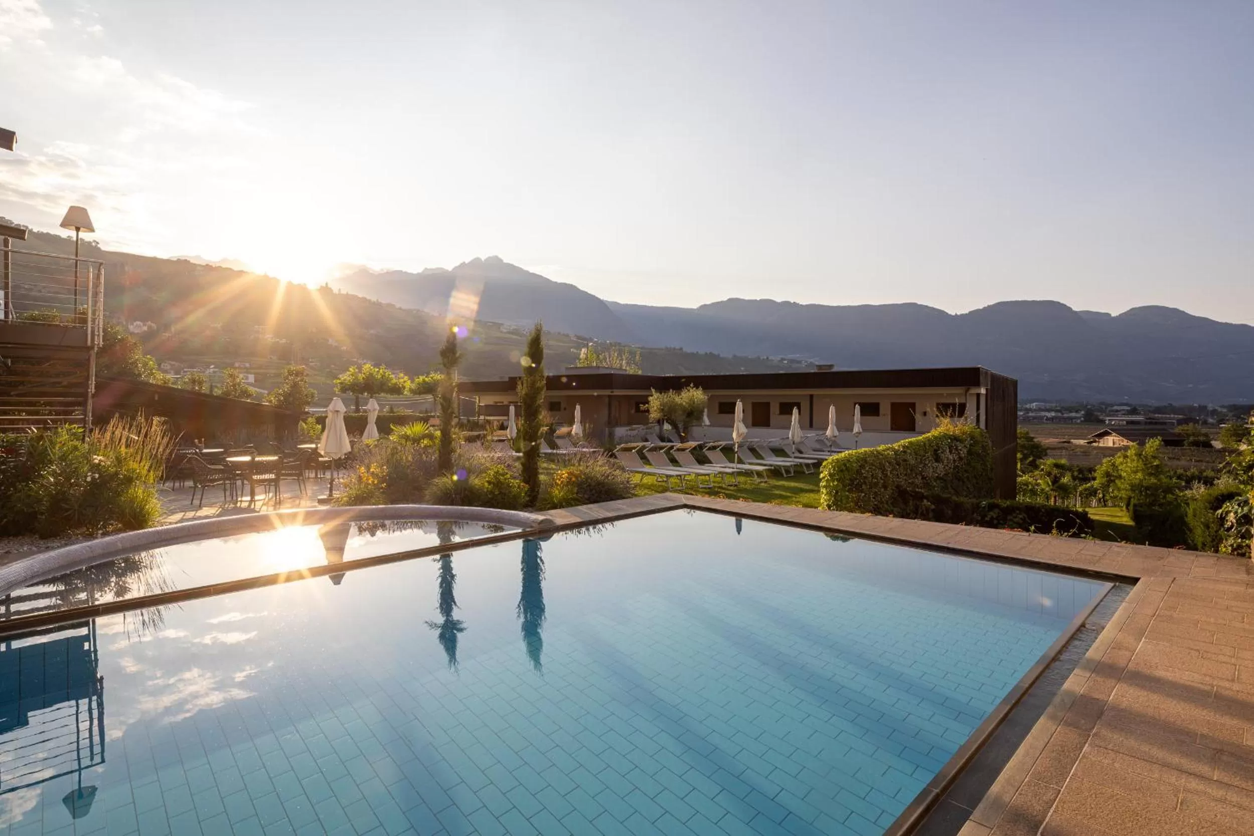 Swimming pool in Hotel Der Heinrichshof