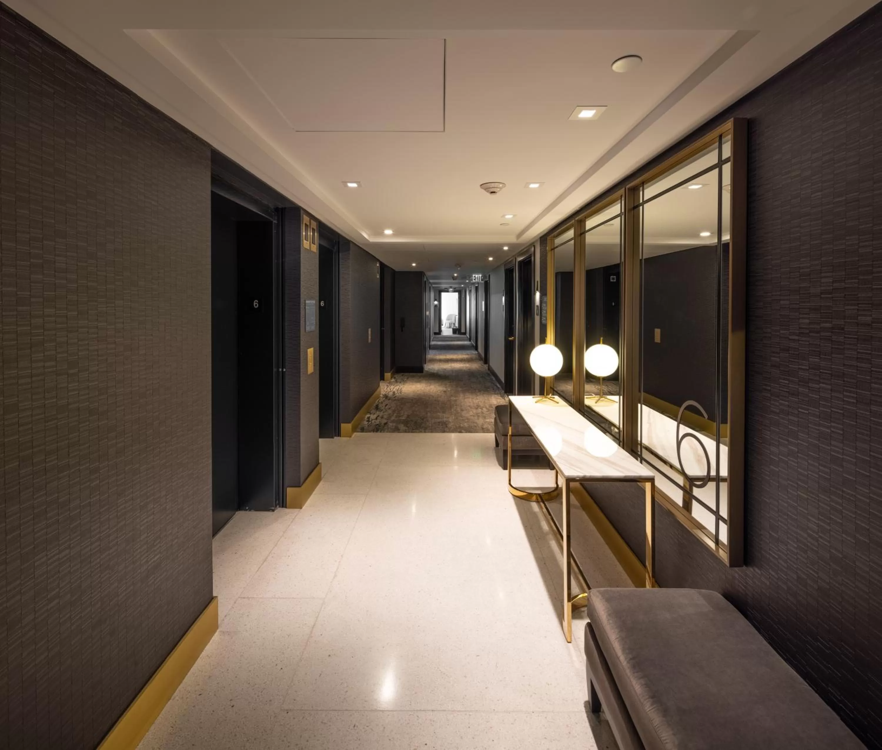 elevator in The Godfrey Hotel Hollywood