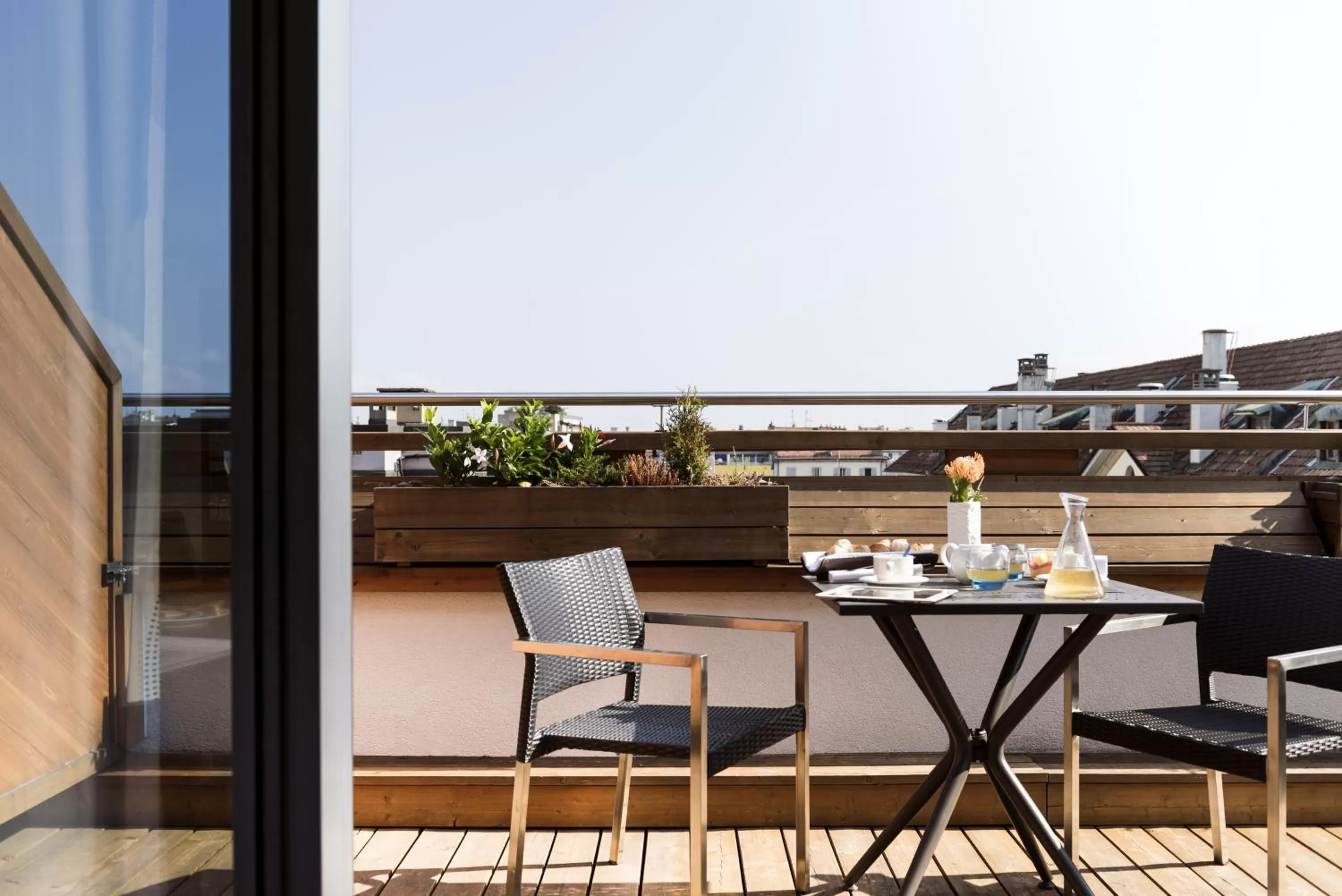 Balcony/Terrace in Novotel Genève Centre