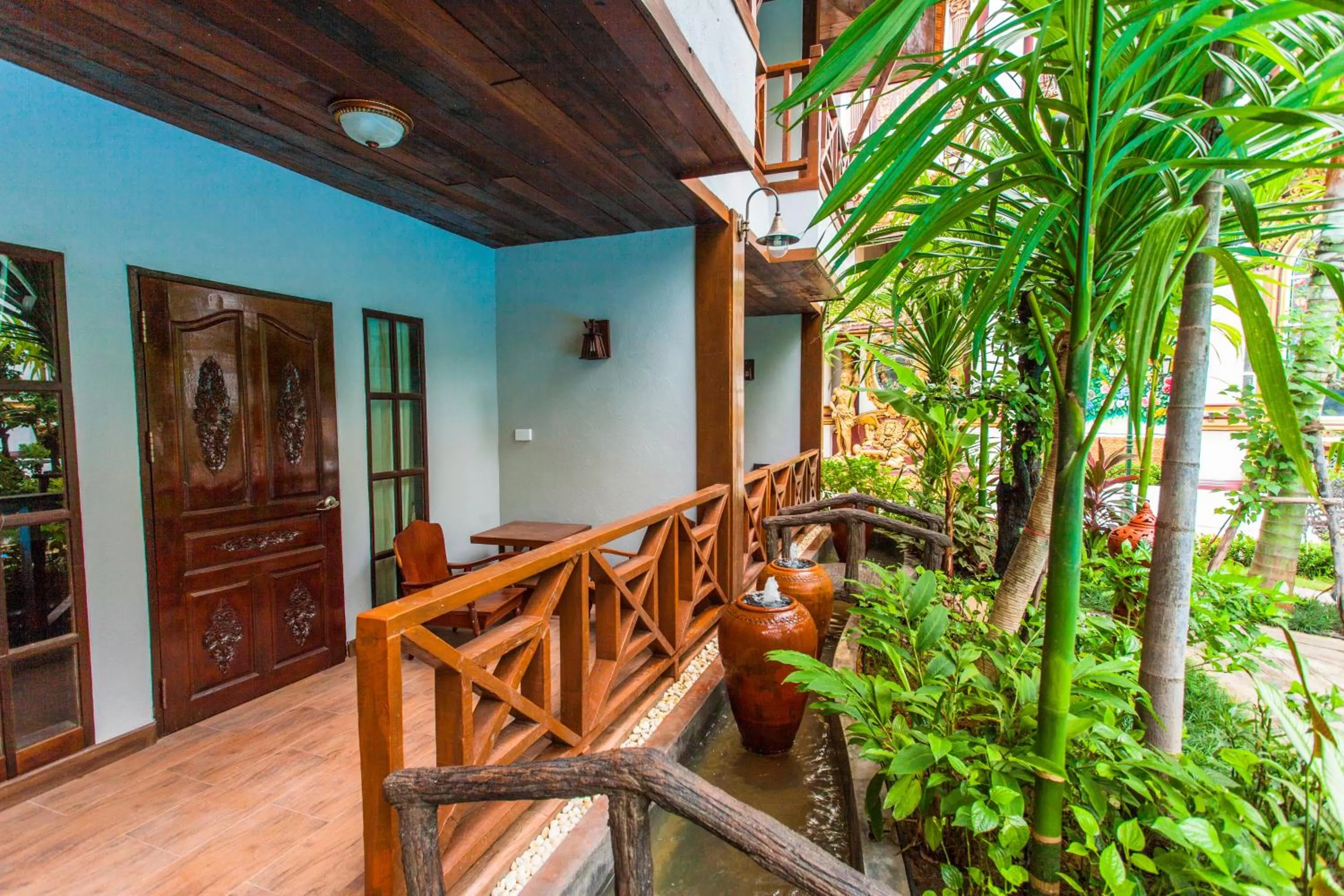 Balcony/Terrace in Pingdoi Hualin Boutique Hotel