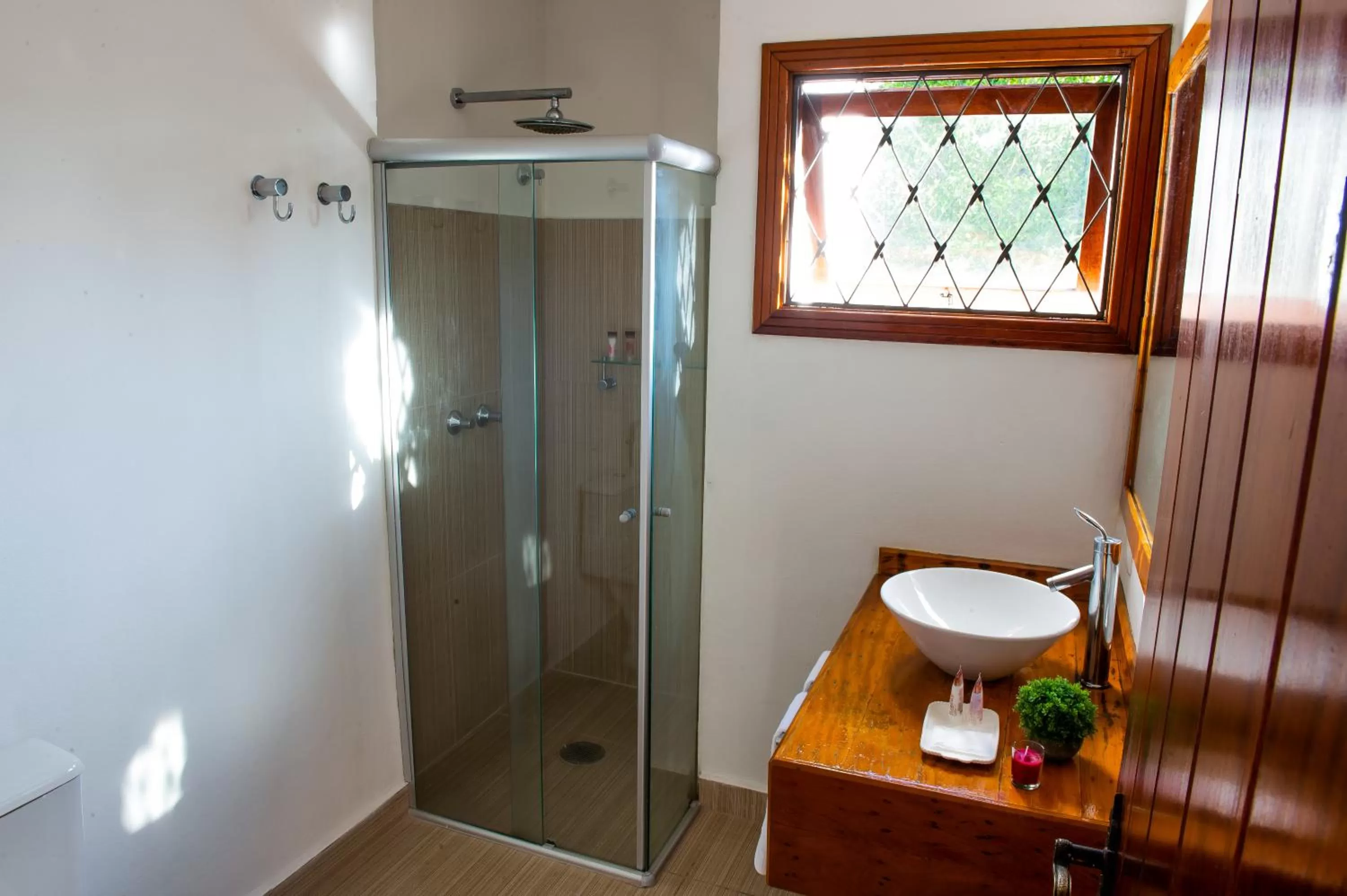 Shower in Pousada das Lavandas