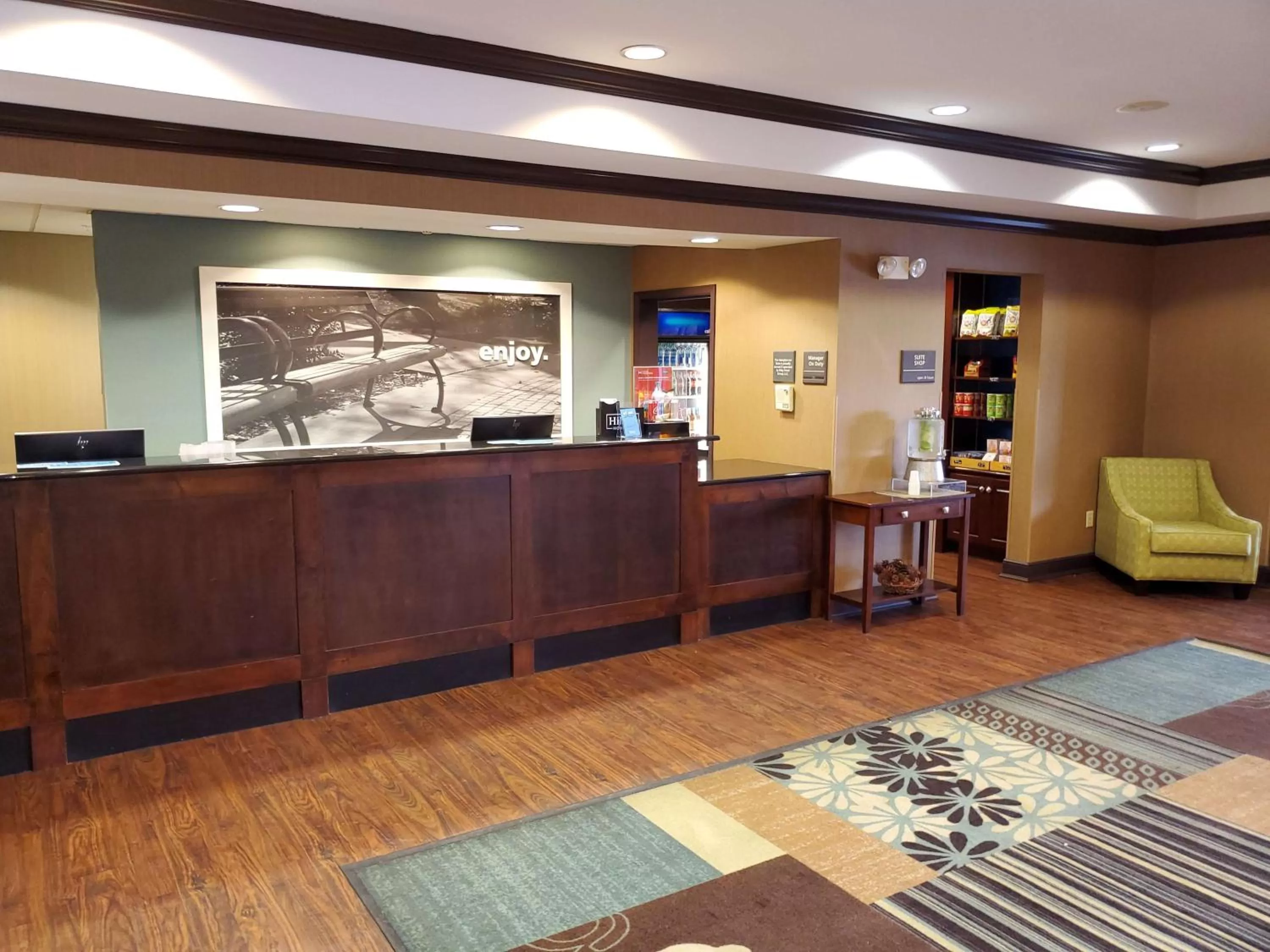 Lobby or reception in Hampton Inn Stow