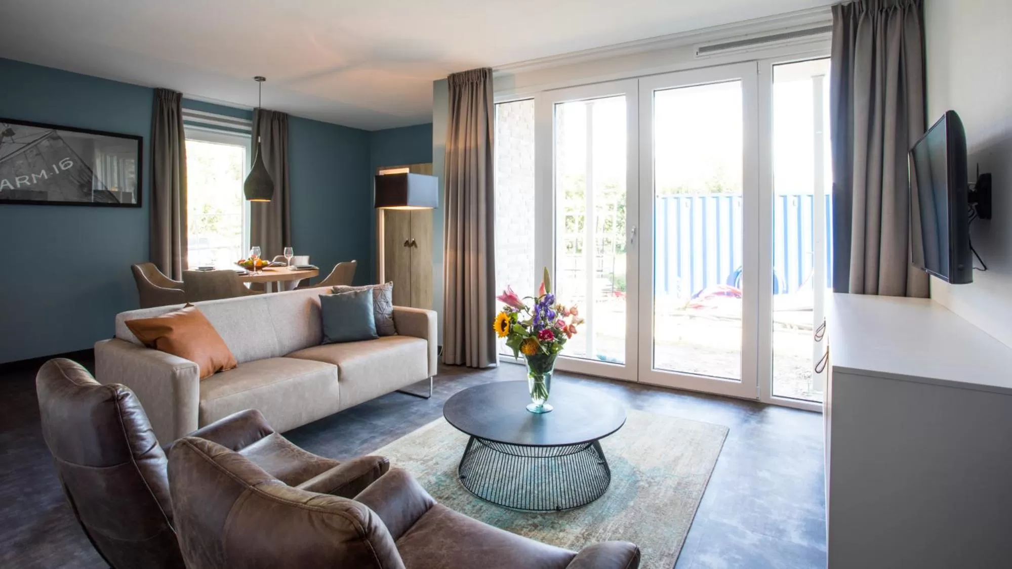 Living room in Hotel Kaap West I Kloeg Collection