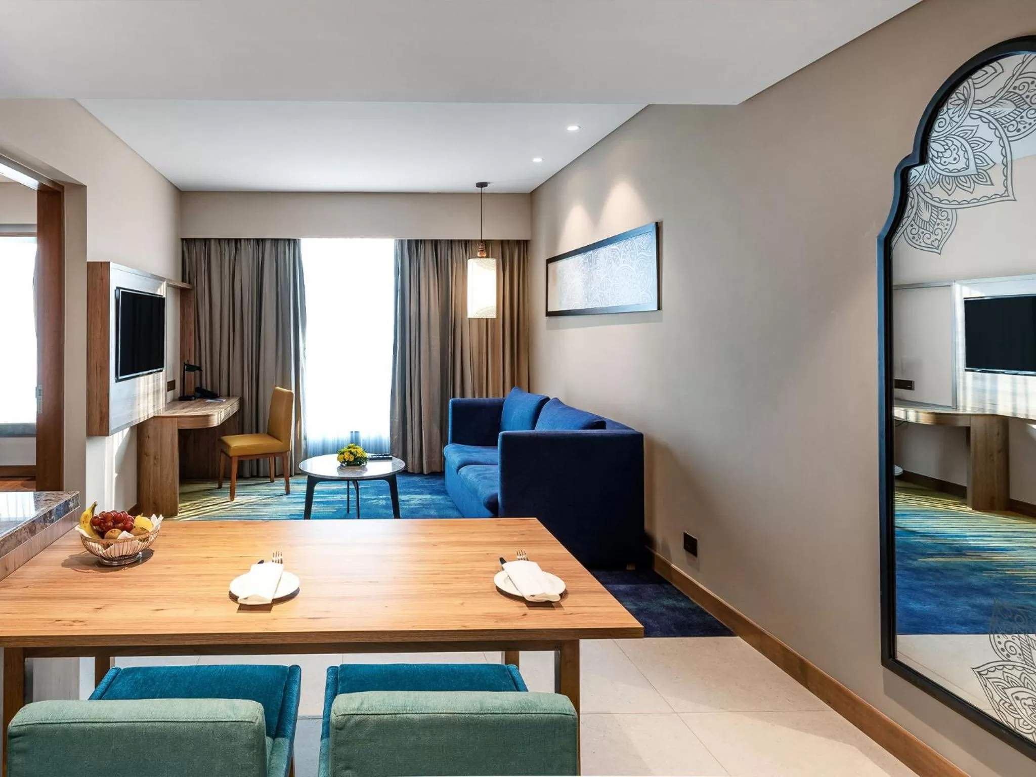 Living room, Bed in Grand Mercure Ahmedabad GIFT City - An Accor Hotels Brand