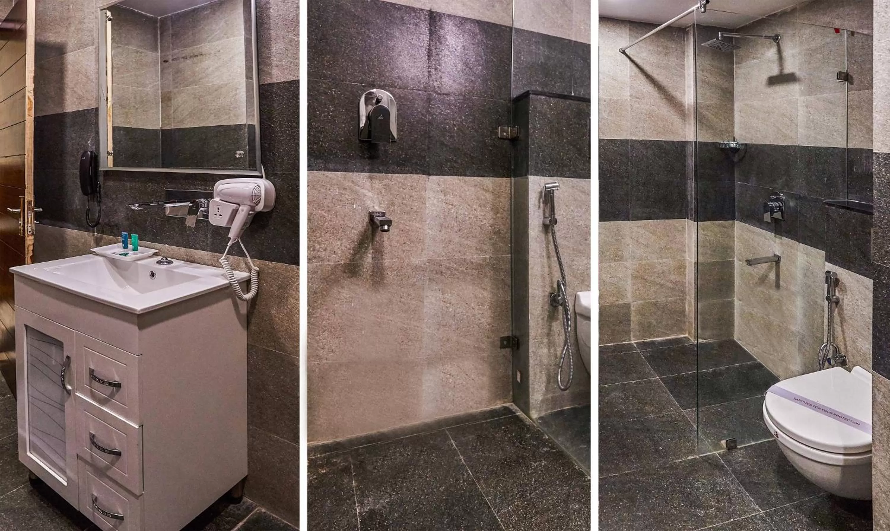 Toilet in Treebo Grand Legacy Elite With Roof Top Cafe