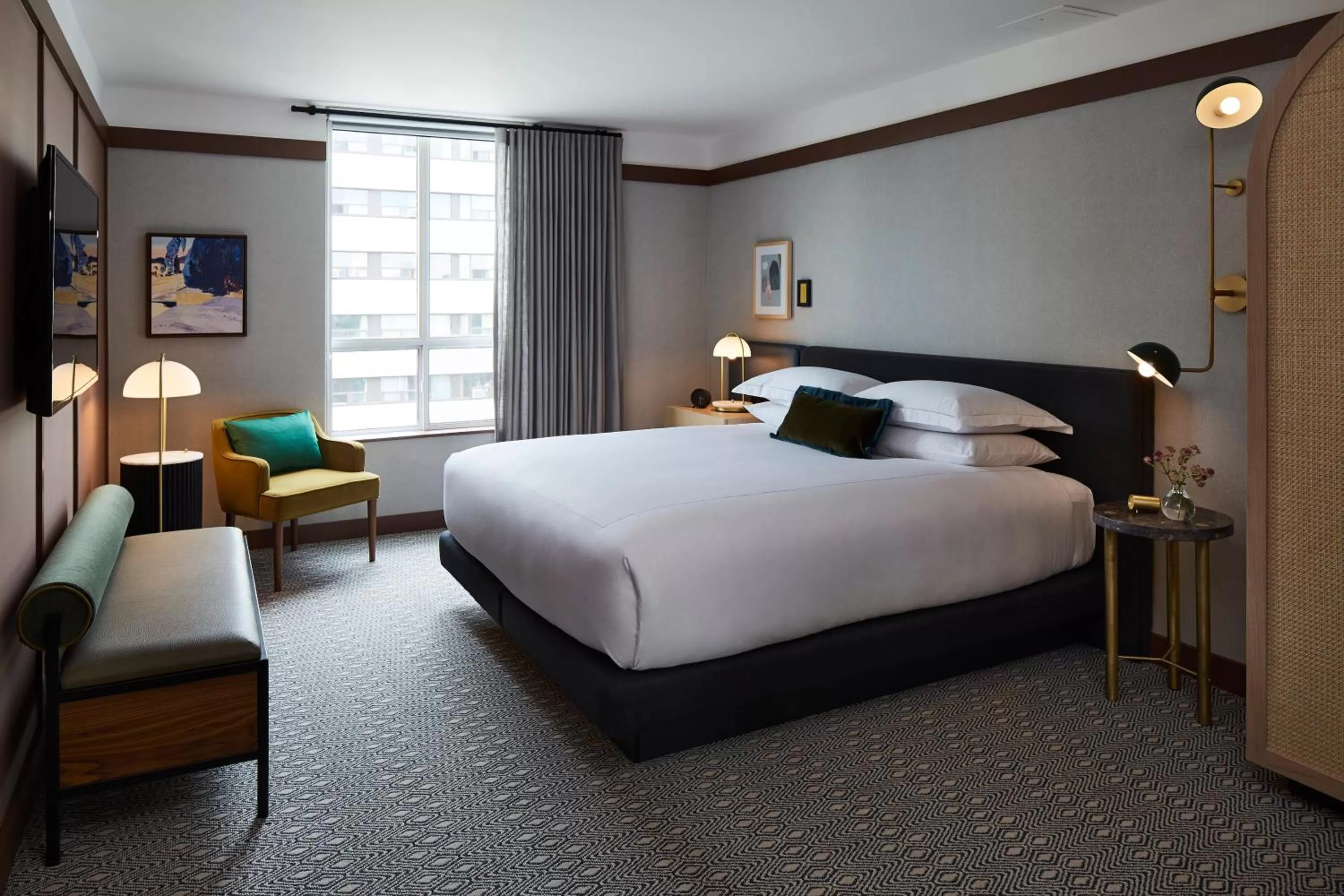 Photo of the whole room, Bed in Kimpton Saint George Hotel by IHG