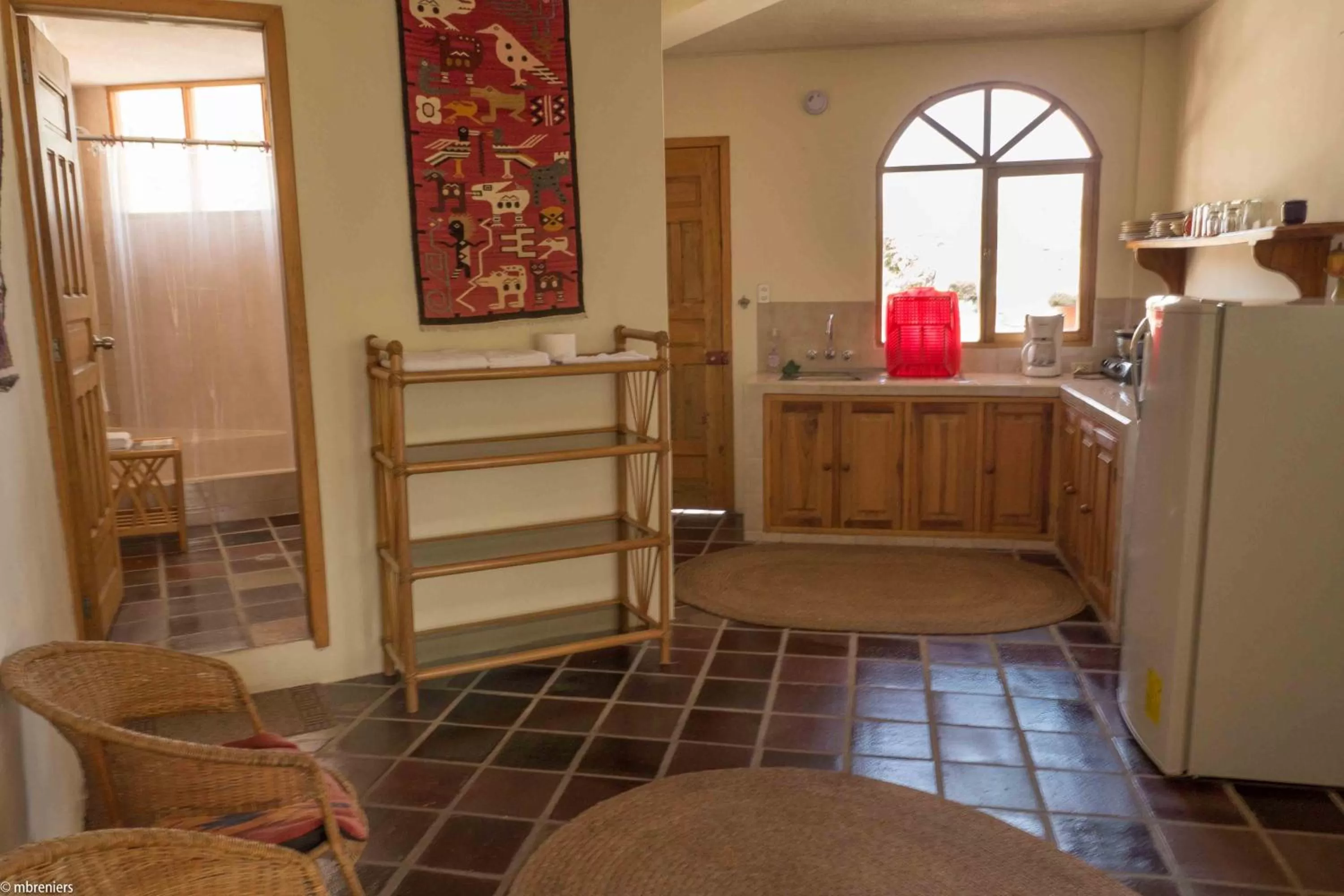 Kitchen or kitchenette in La Posada del Quinde