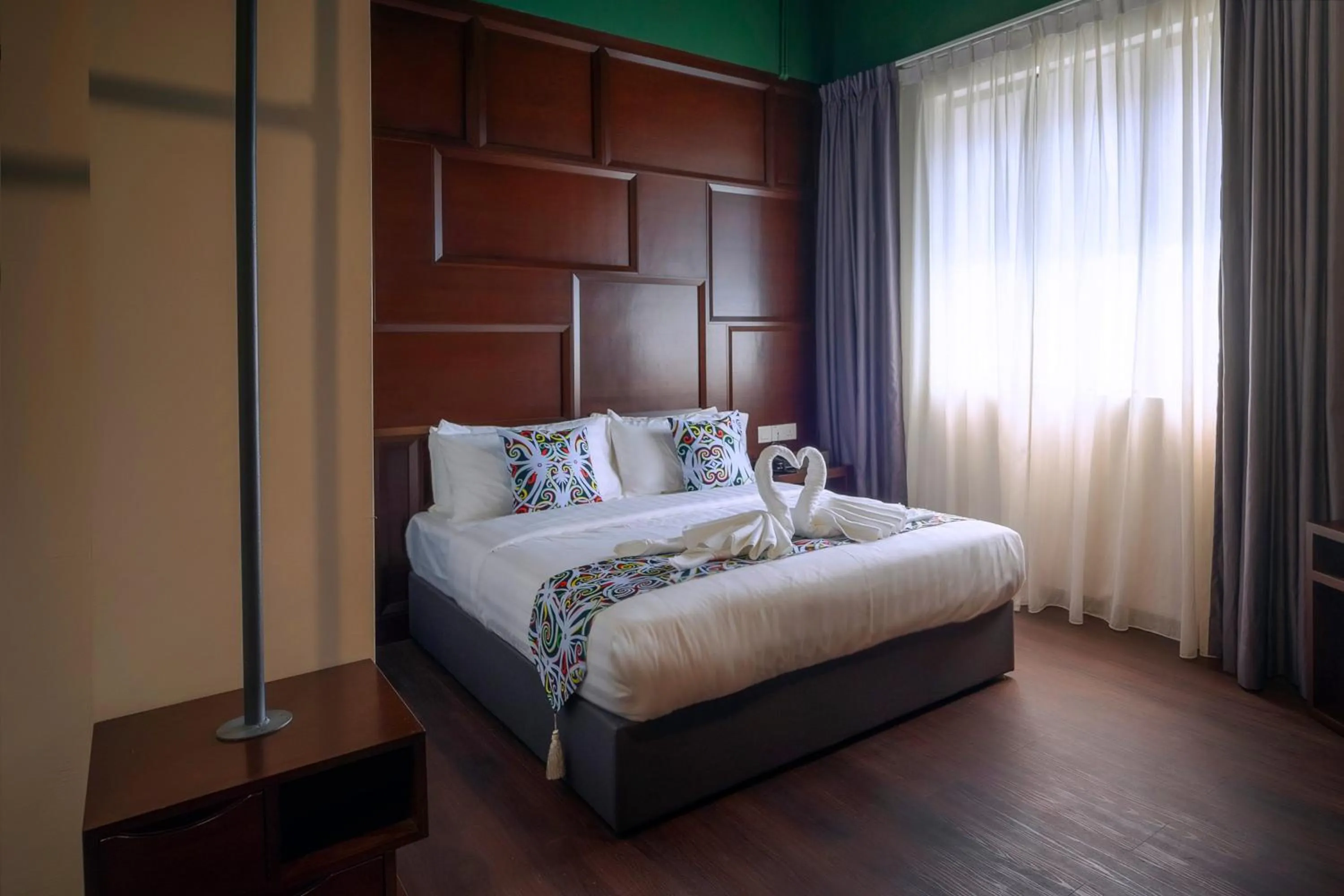 Bed in East Riverine Boutique Hotel