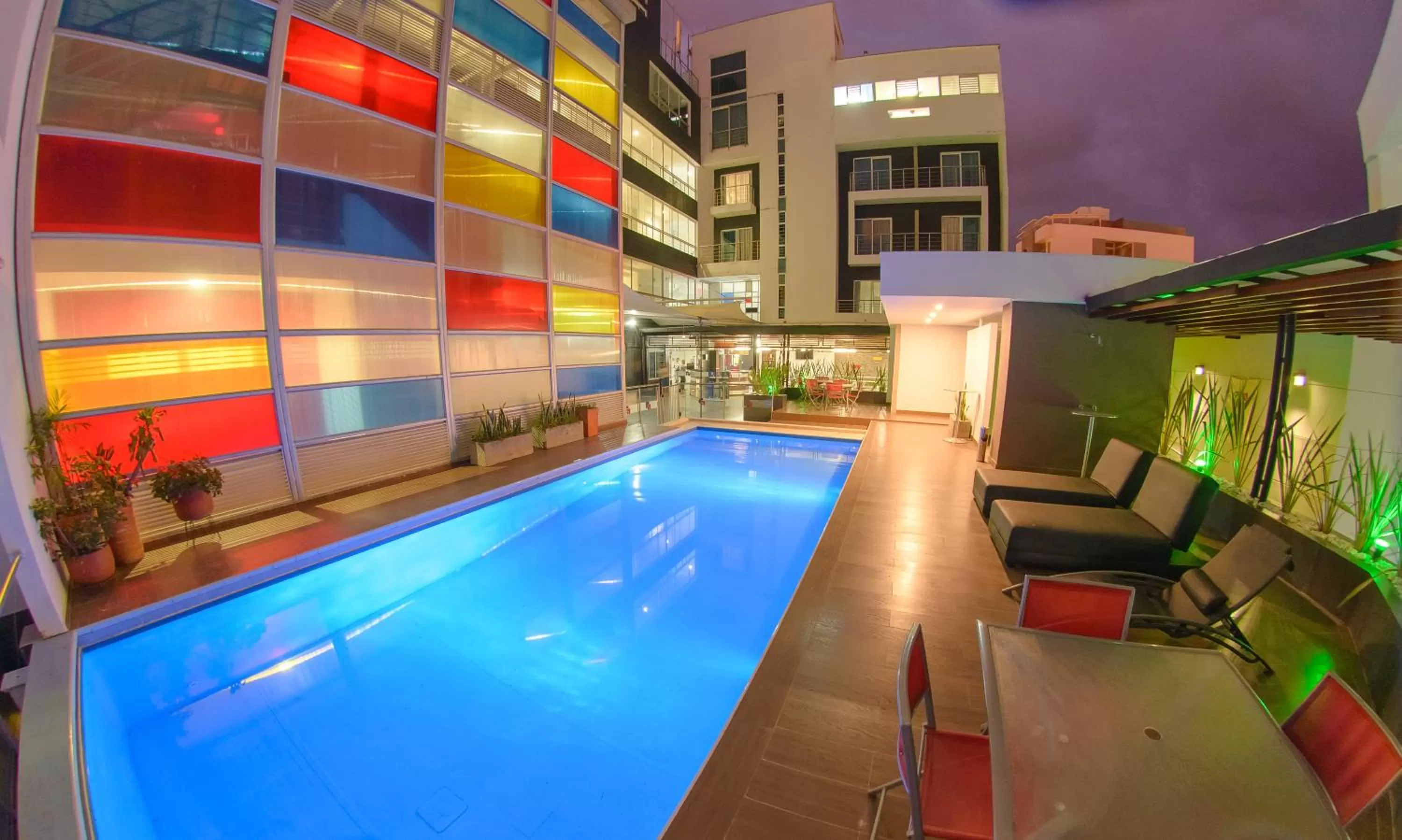 Swimming pool in Hotel San Martin Popayan