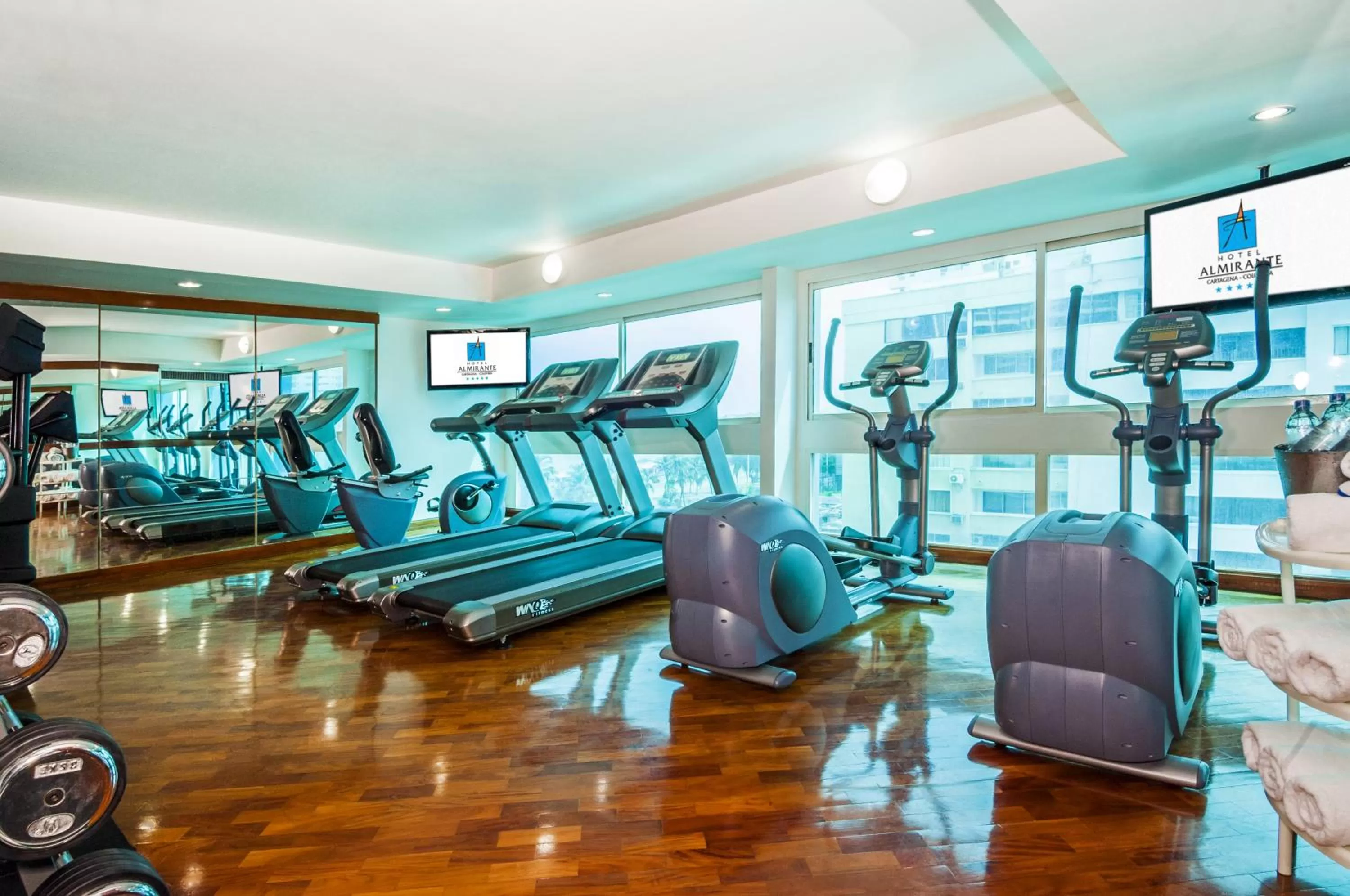 Fitness centre/facilities in Hotel Almirante Cartagena Colombia