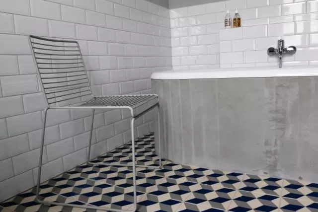 Bathroom in Hotel city.city