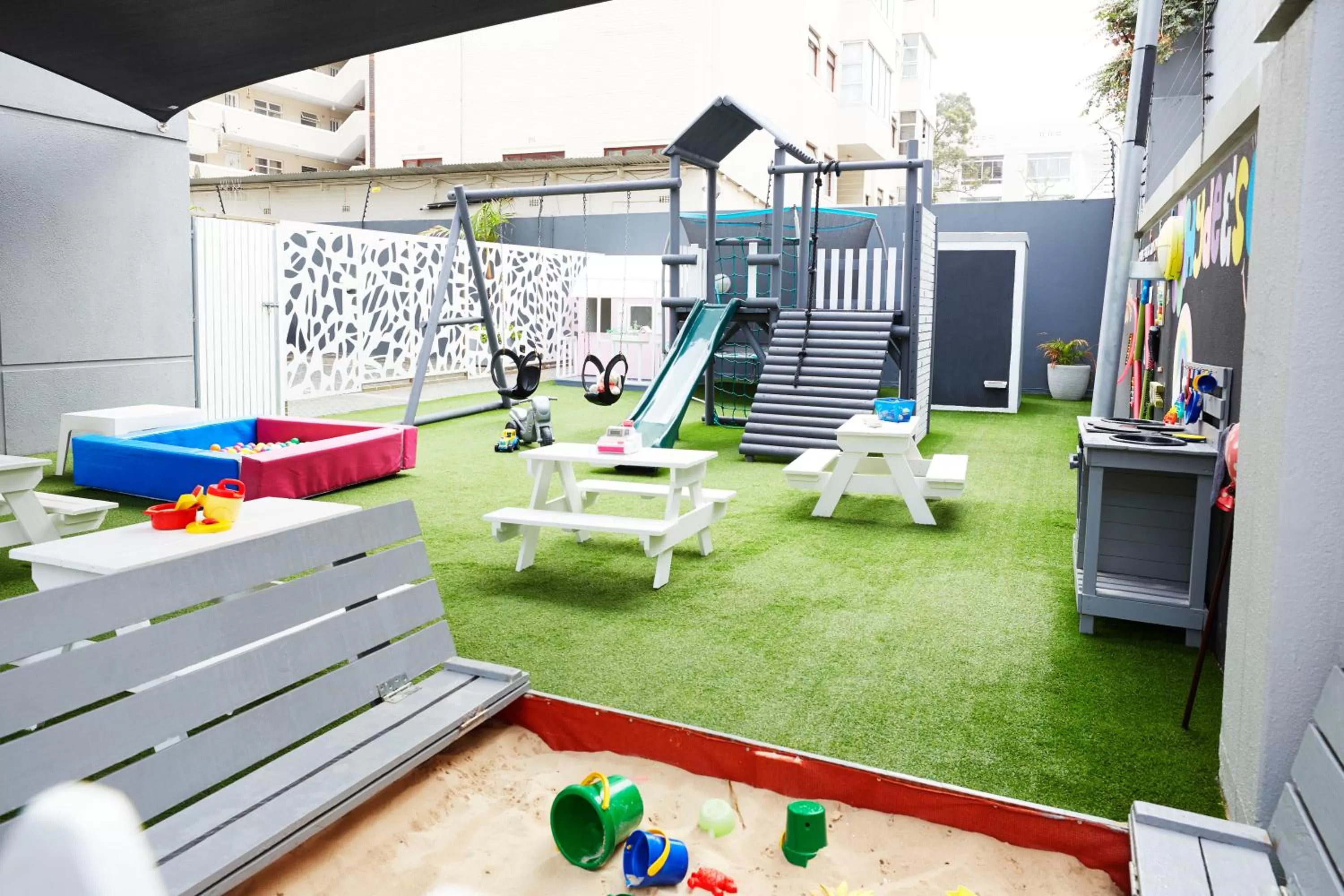 Children play ground in The Hyde All Suite Hotel