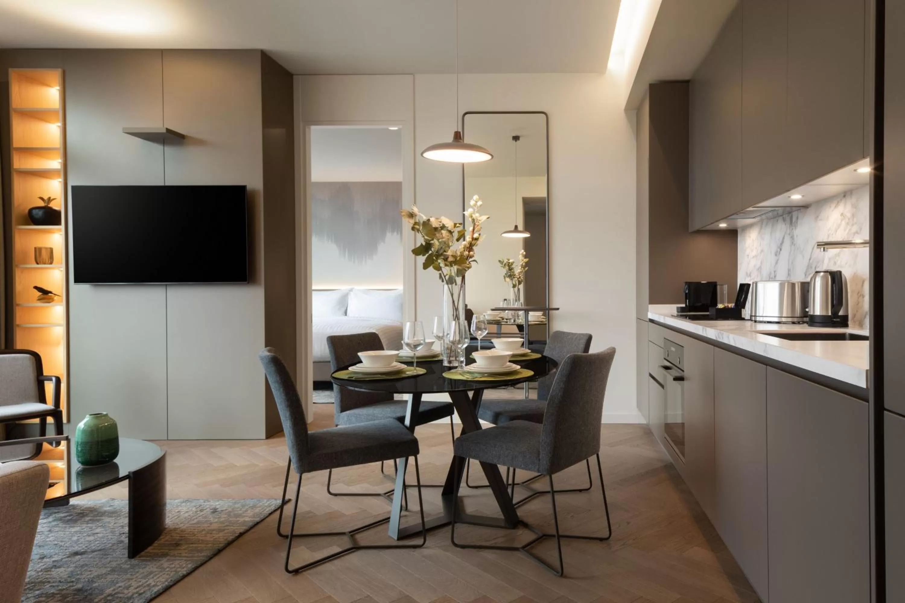 Living room in Marriott Executive Apartments Istanbul Fulya